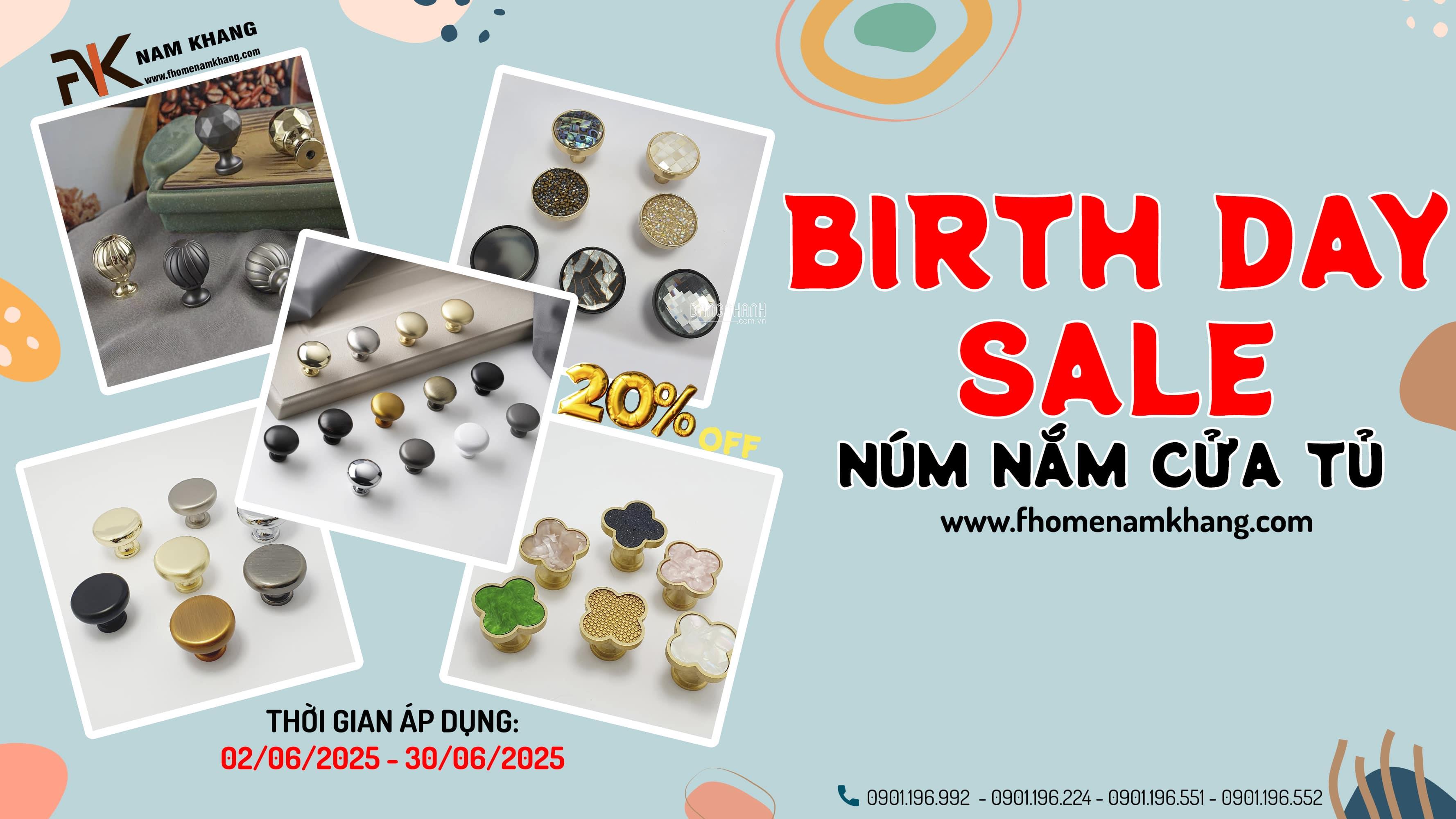 Birthday sale – Nắm nhẹ ưu đãi, mở ra phong cách