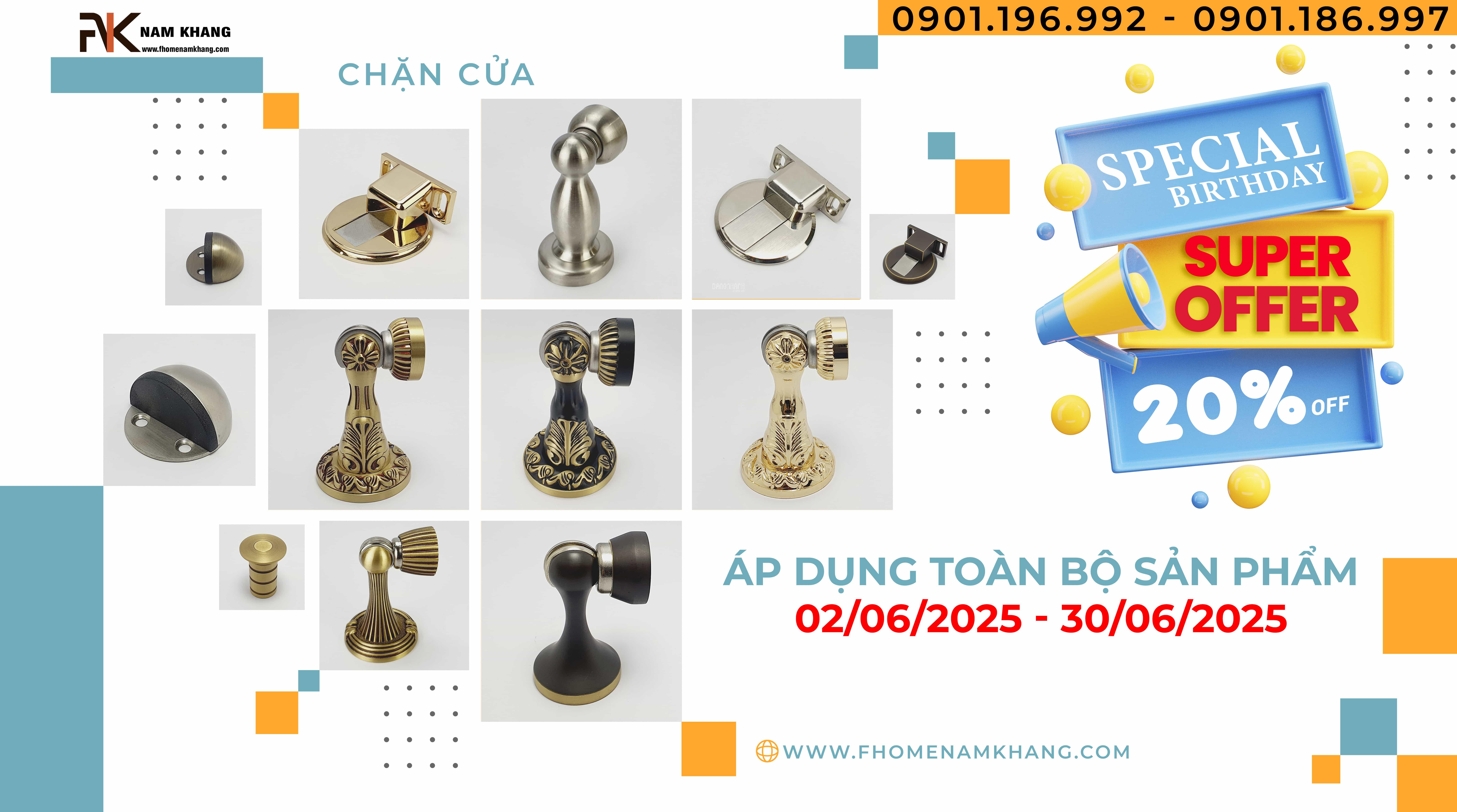 Sinh nhật FHome Nam Khang – ngập tràn ưu đãi