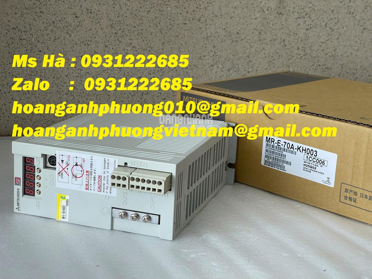 Mitsubishi, Amplifier servo, MR-E-70A-KH003, báo giá tốt 