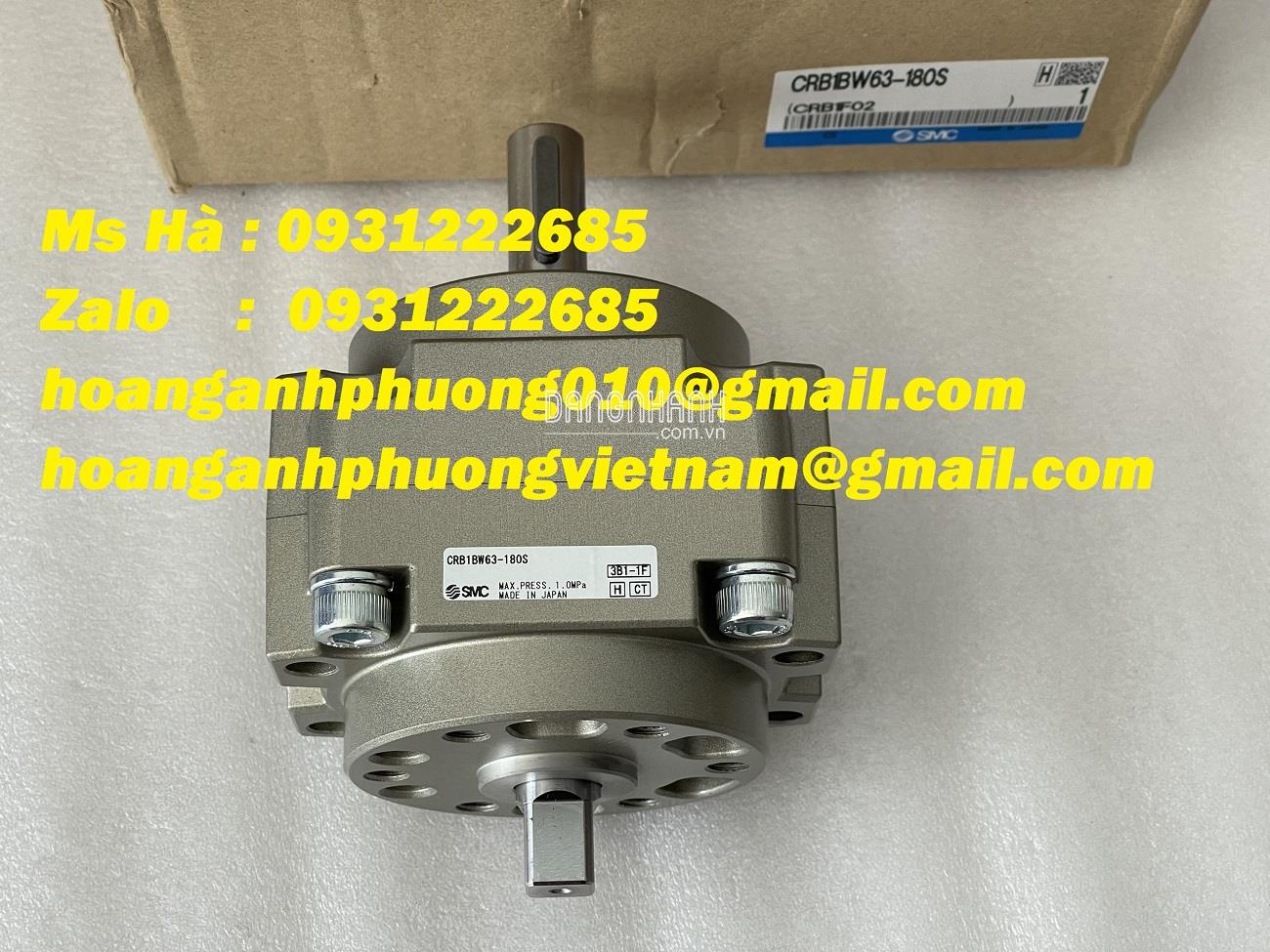 Bộ truyền động quay CRB1BW63-180S hãng SMC - Vane type 