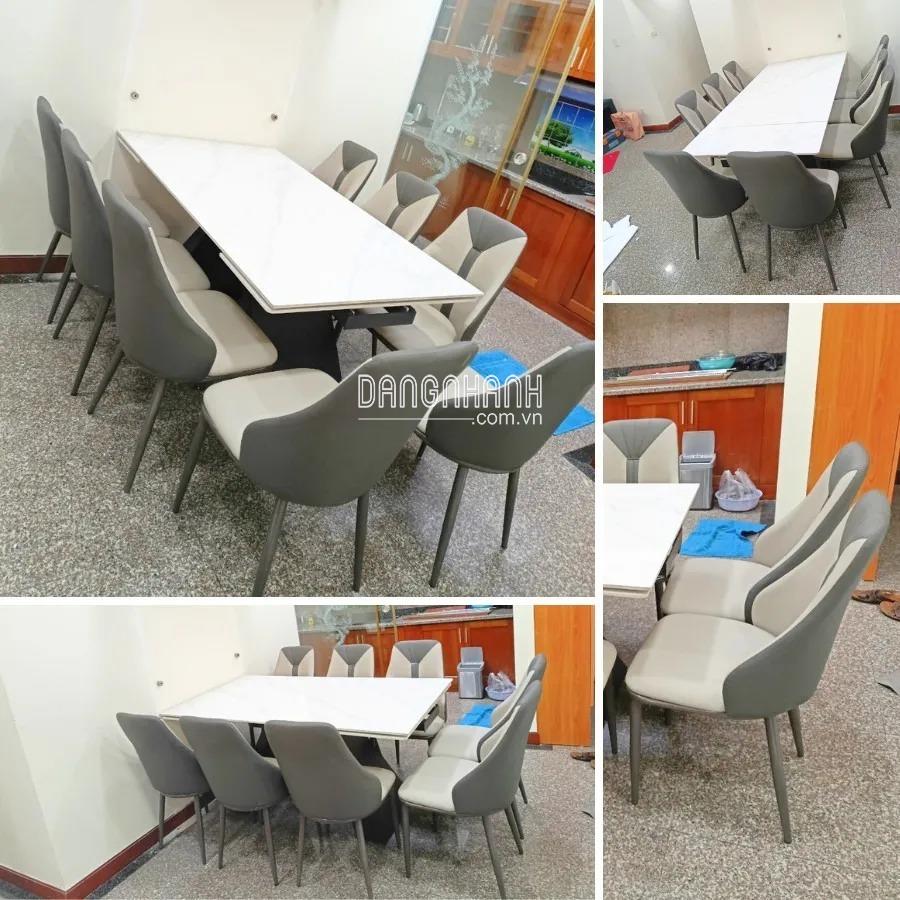 5 lý do bạn nên sở hữu ngay bàn ăn mặt đá chân sắt cho gian bếp
