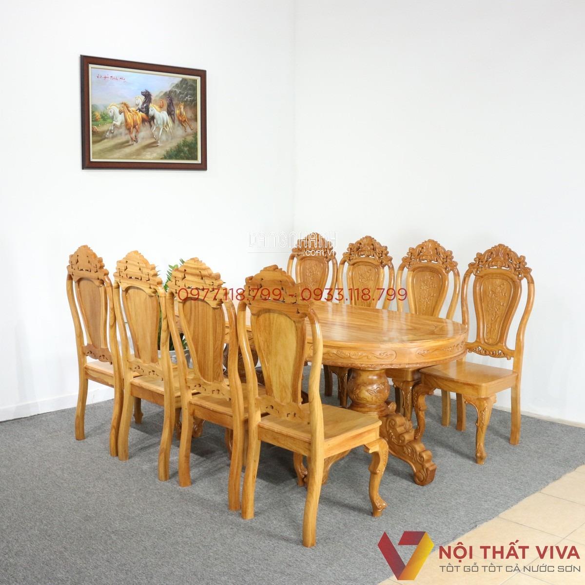 Bộ Bàn Ăn Cổ Điển Đẹp Giá Rẻ Tại Tp HCM