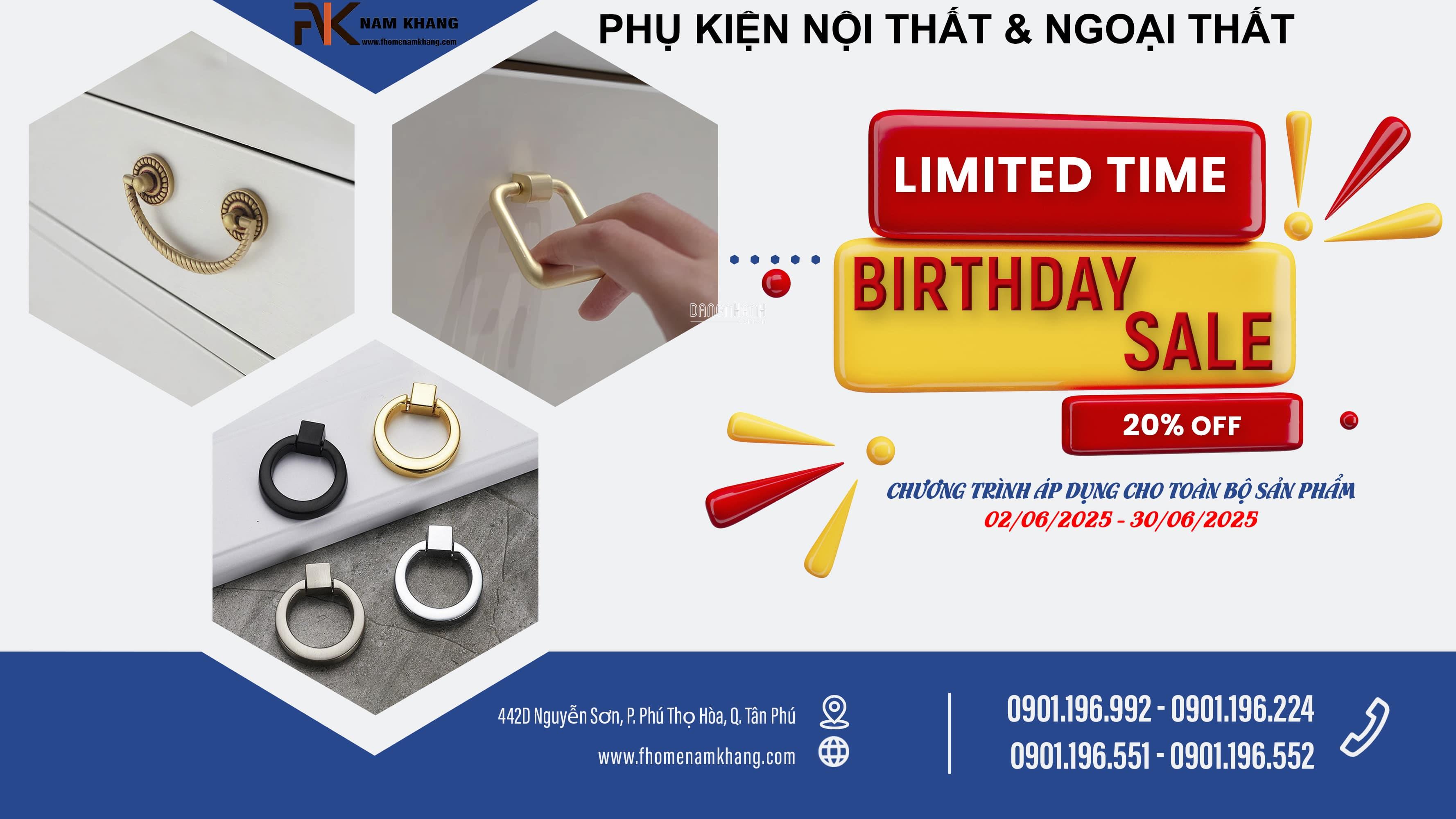 Birthday Sale tưng bừng - Ngập tràn ưu đãi
