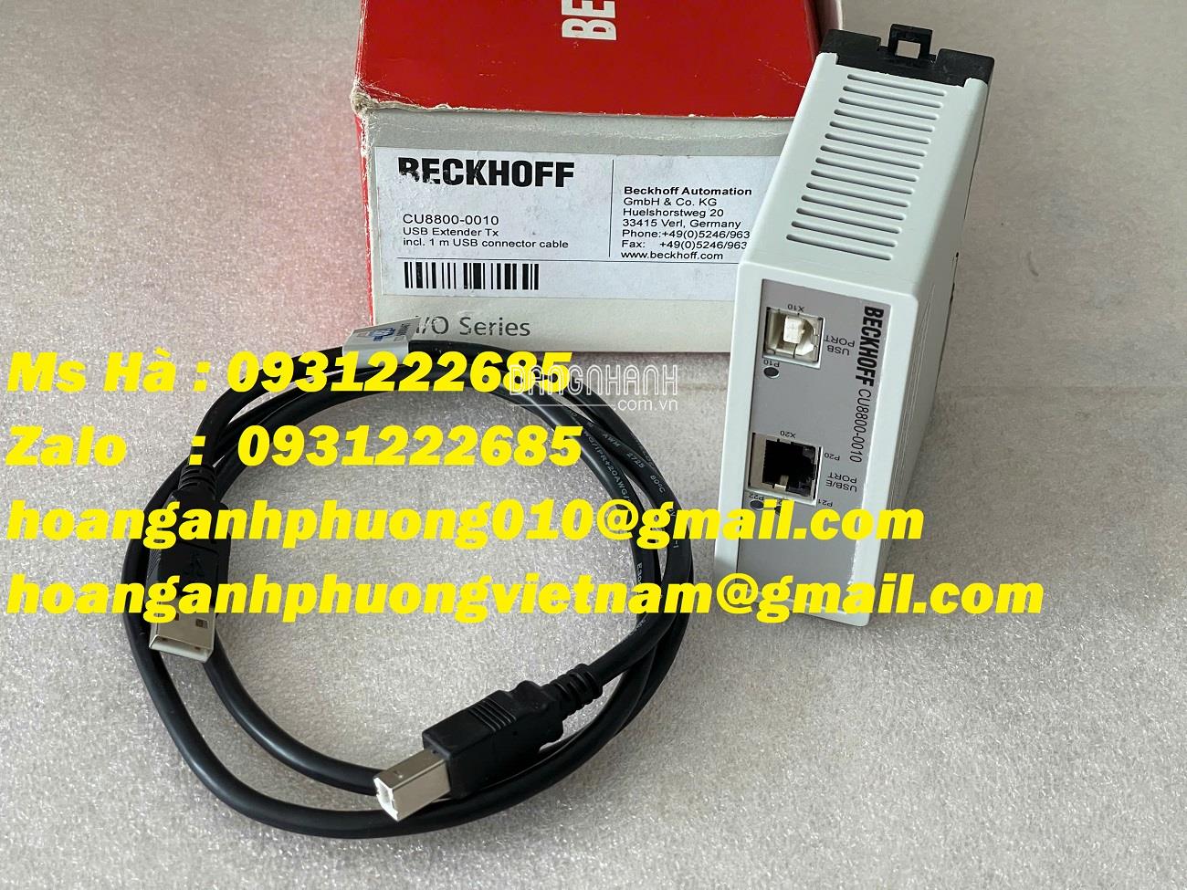 Bộ điều khiển EtherCAT với cổng USB Beckhoff CU8800-0010 