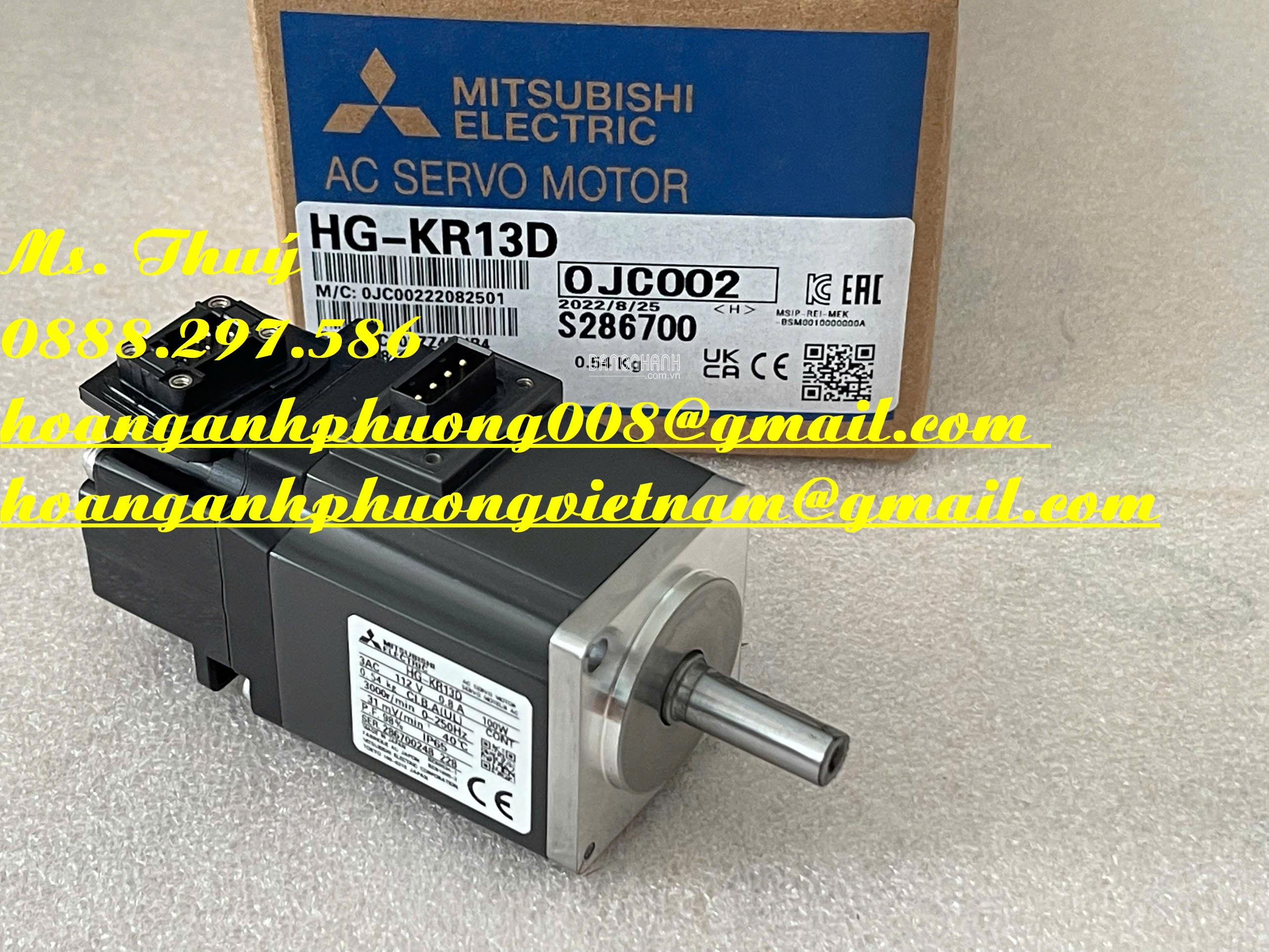 Bộ động cơ Mitsubishi HG-KR13B - TB công nghiệp chất lượng