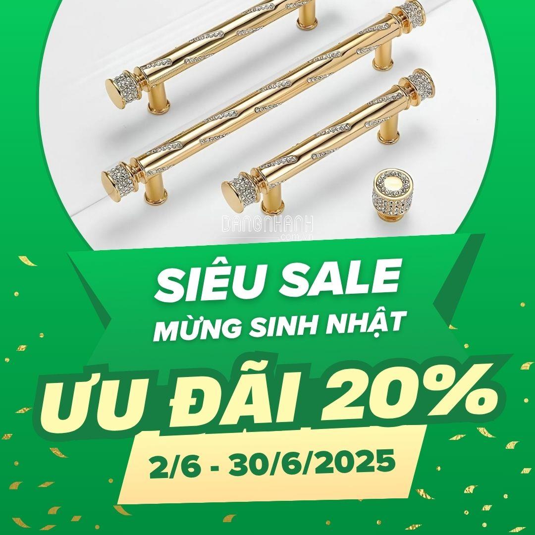 Tay nắm tủ pha lê NK440 - Ưu đãi 20% toàn bộ sản phẩm 