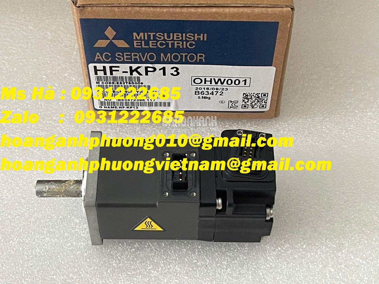 Động cơ mitsubishi HF-KP13 tốc độ cao - dùng cho CNC, băng tải