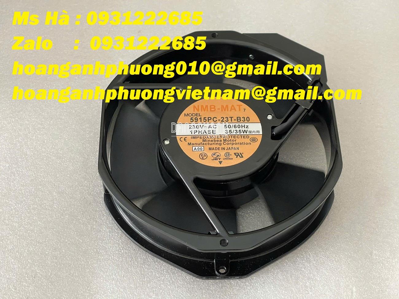 Quạt công nghiệp 5915PC-23T-B30 NMB - công suất mạnh - hàng mới 