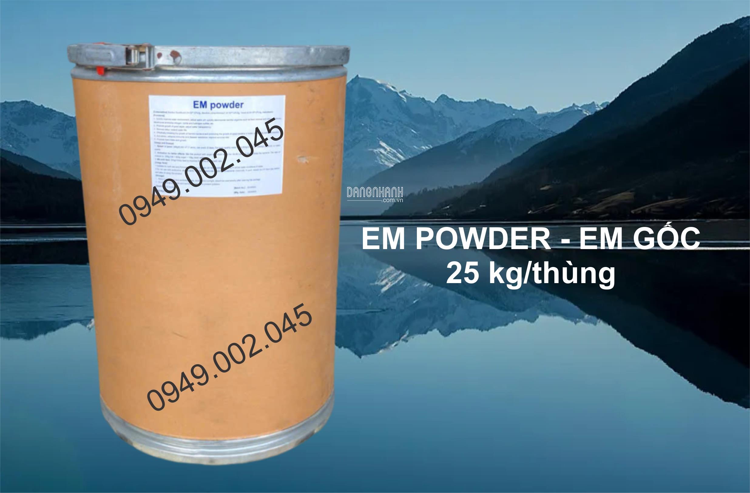 EM gốc (EM Powder) - Xử lý đáy mạnh mẽ, cắt tảo hiệu quả