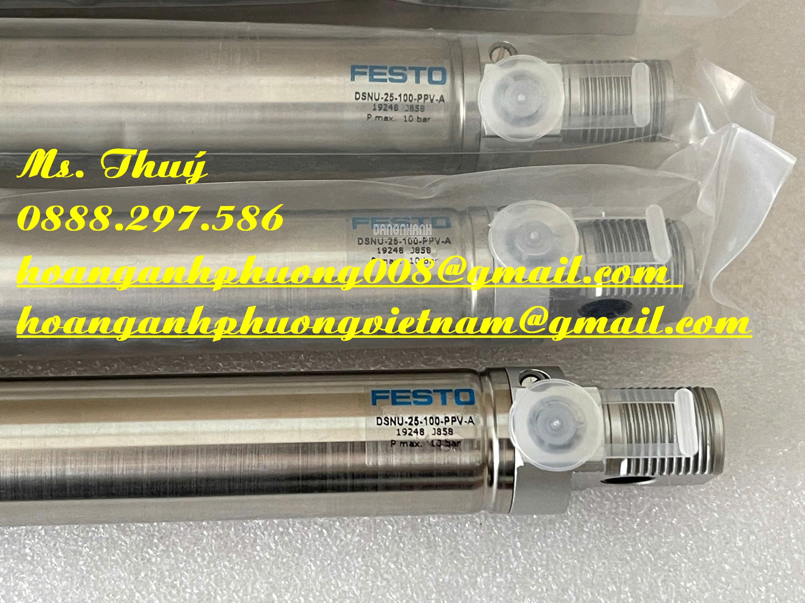 DSNU-25-100-PPV-A - Xi lanh Festo mới - Giao nhanh toàn quốc