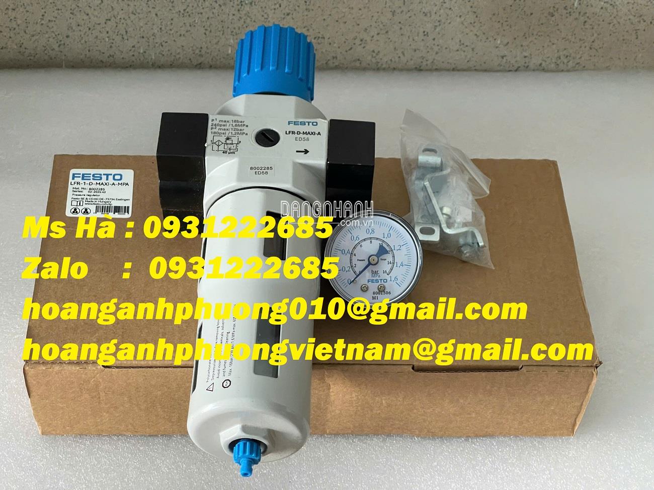 NPP bộ lọc Festo LFR-1-D-MAXI-A-MPA nhập mới trực tiếp 
