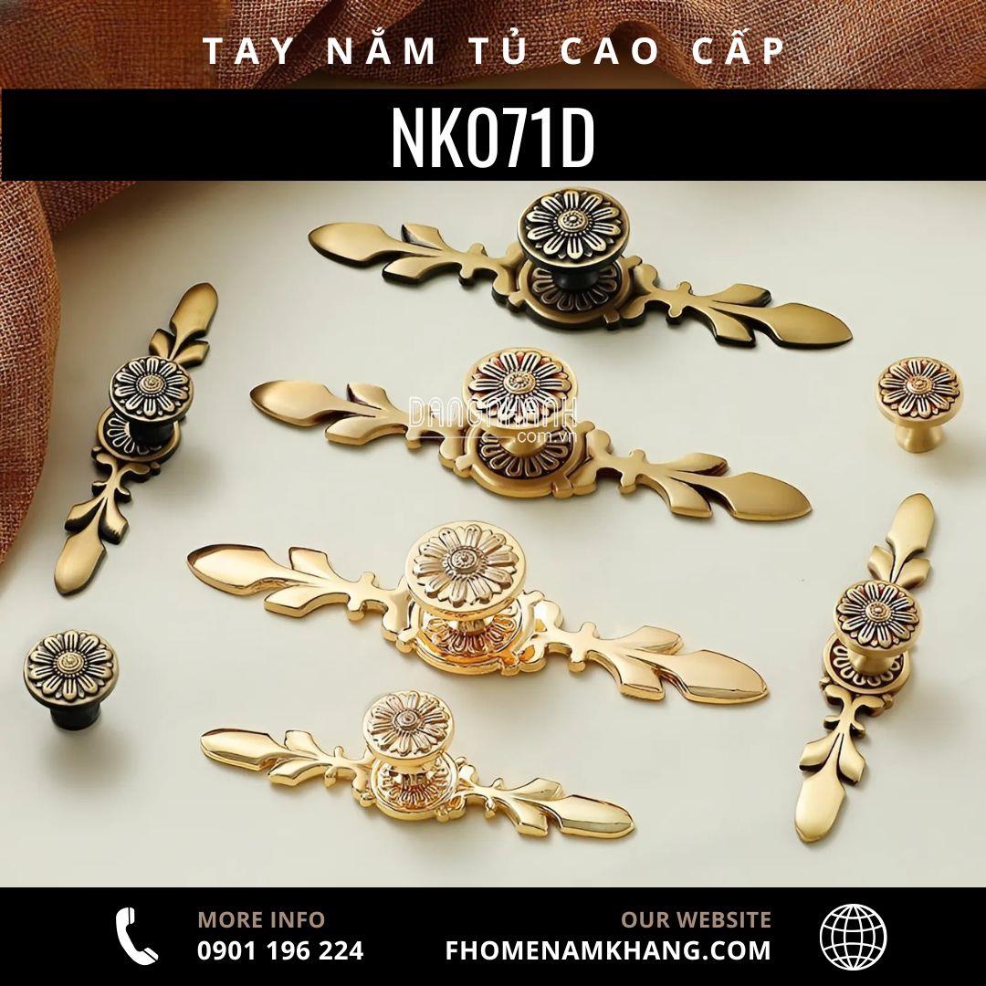 Tay nắm tủ cao cấp NK071D | Zalo 0901 196 224