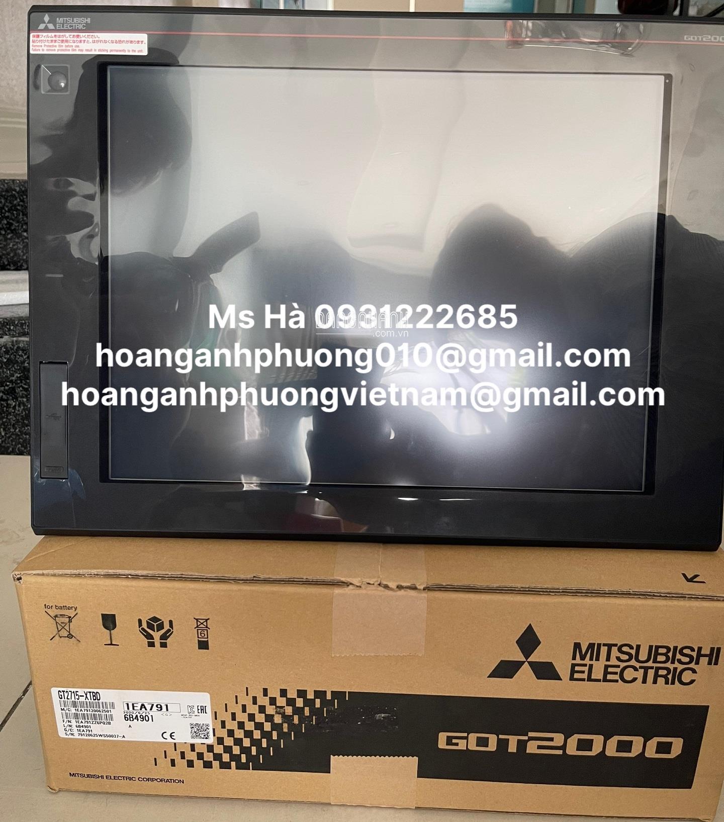 Hệ thống tự động hóa - màn hình mitsubishi GT2715-XTBD 24VDC