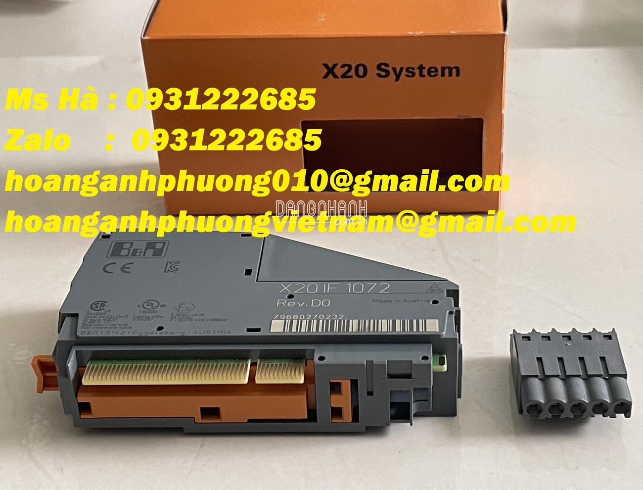 Chuyên cung cấp X20IF1072 hãng B&R giá tốt hiện nay  