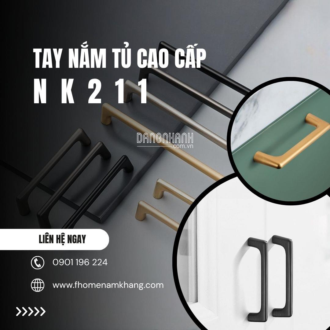 Tay nắm tủ cao cấp NK211 | Zalo 0901 196 224