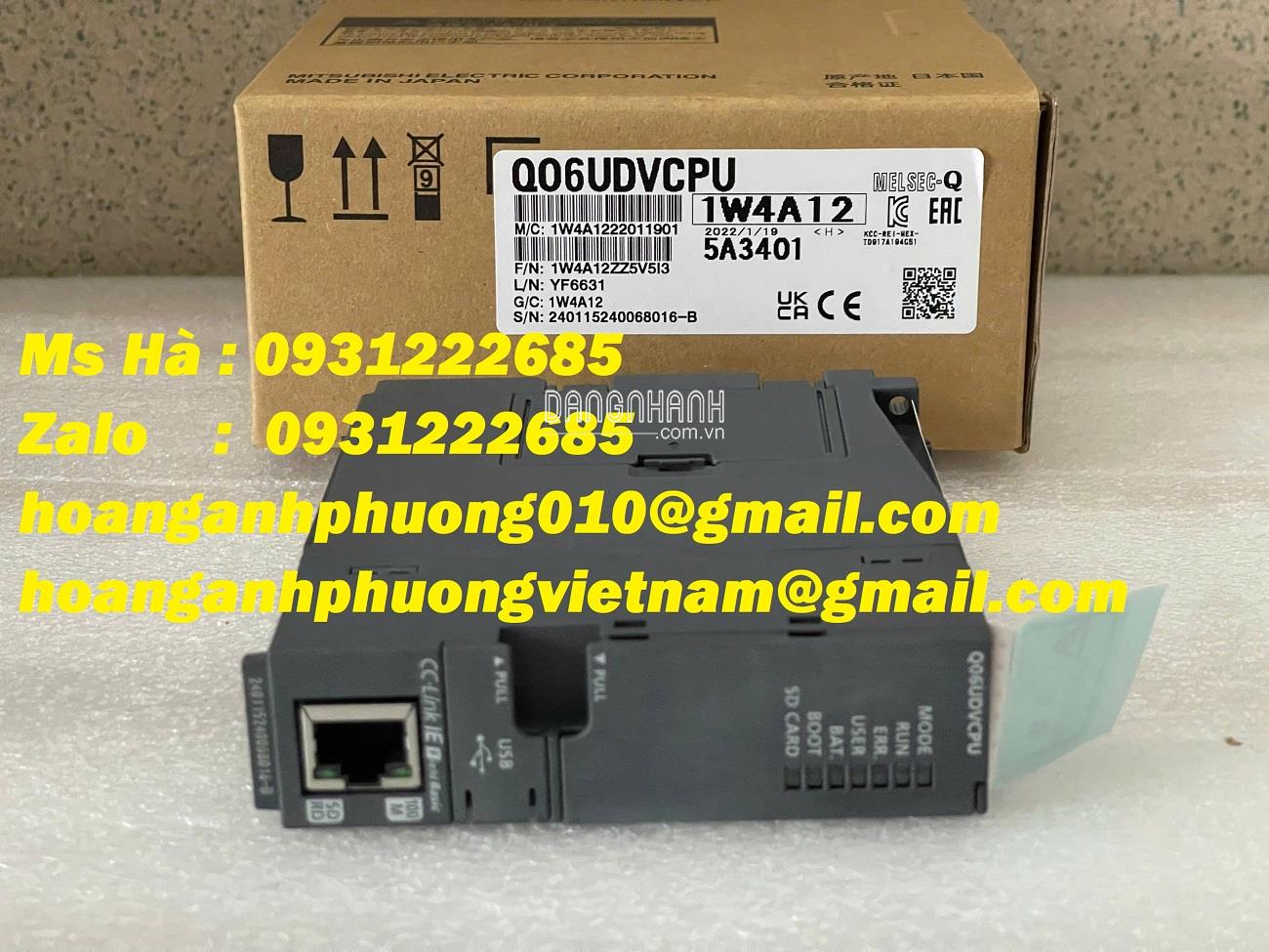 Tốc độ xử lý cao - Mô đun Q06UDVCPU - hãng Mitsubishi 