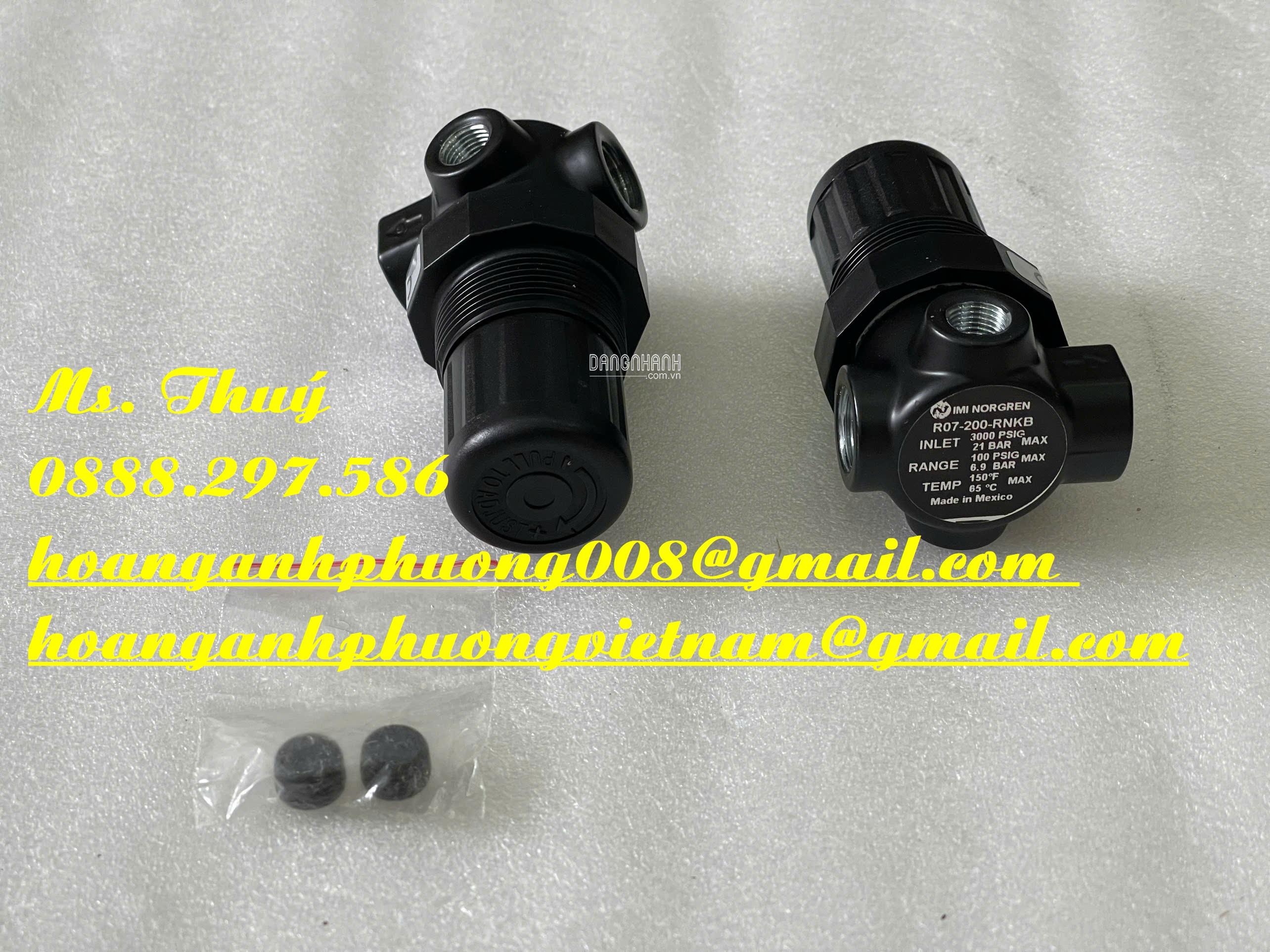 R07-200-RNKB Norgren - Van điều áp mới, nhập khẩu giá tốt