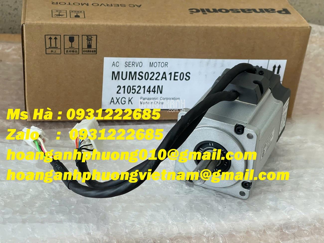 Servo panasonic MUMS022A1E0S - lựa chọn tối ưu - Hoàng Anh Phương 