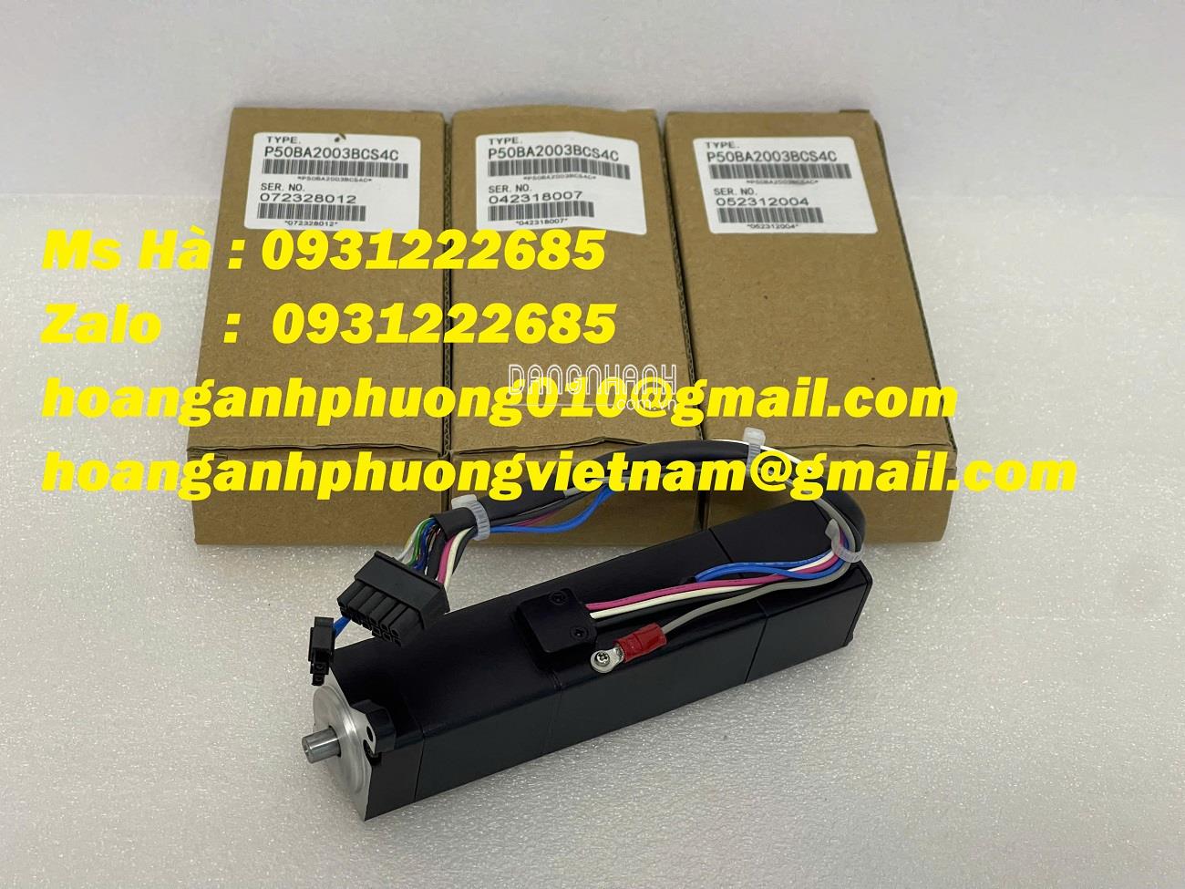 Giải pháp tối ưu - servo nhỏ gọn P50BA2003BCS4C Sanyo denki 