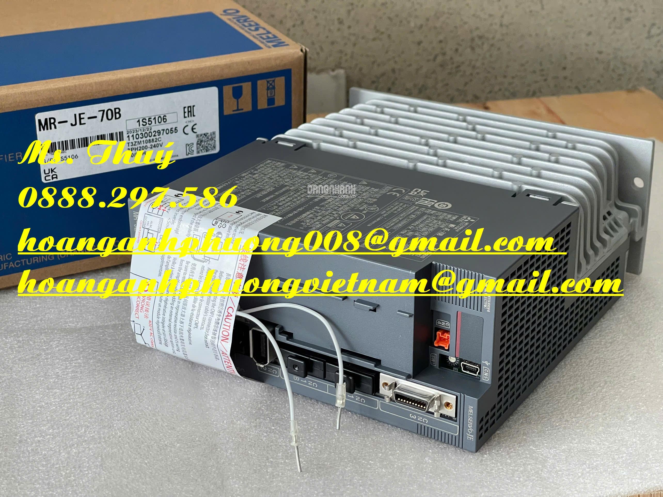 Chuẩn hàng nhập khẩu - Bộ điều khiển MR-JE-70B - Mới 100%