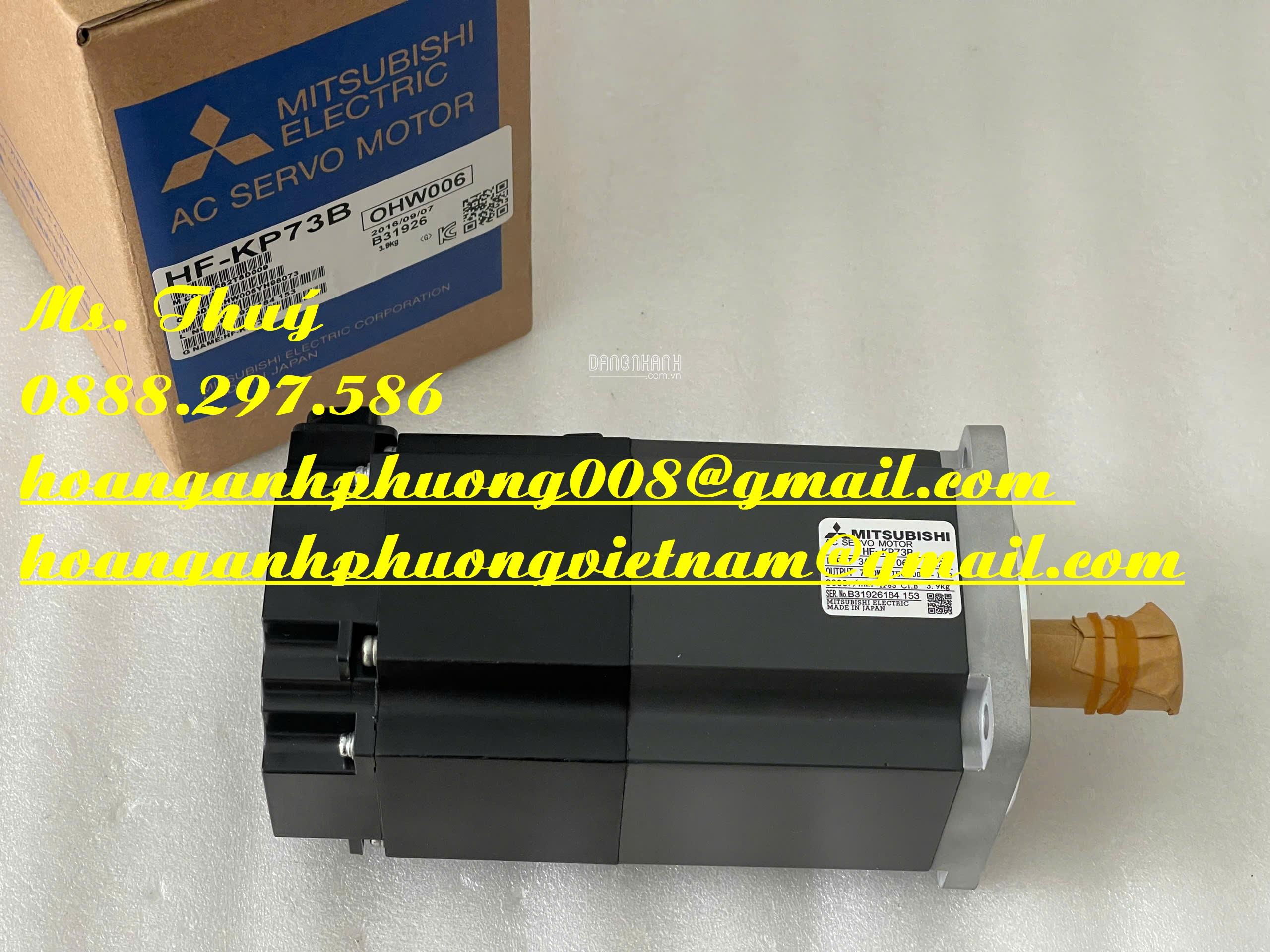 AC servo motor HF-KP73B - Mitsubishi nhập khẩu từ Nhật