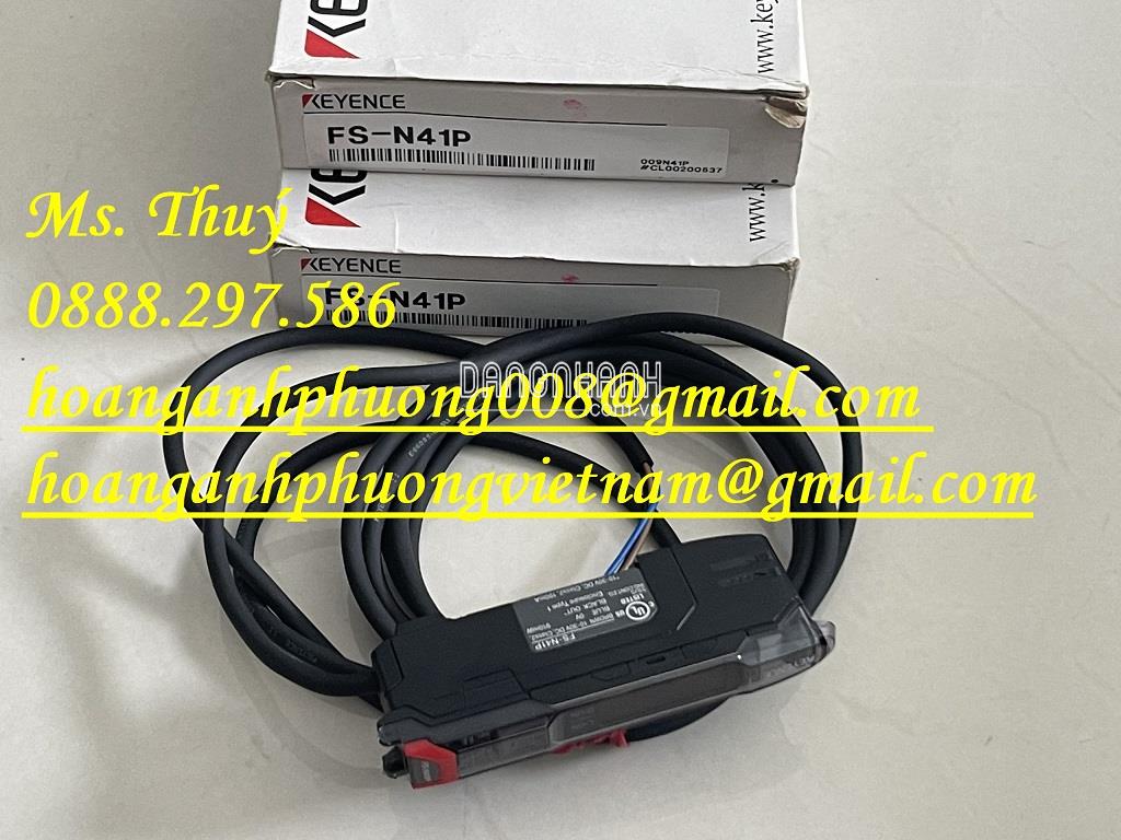 Keyence FS-N41P - Cảm biến quang sợi kỹ thuật số mạnh mẽ và linh hoạt