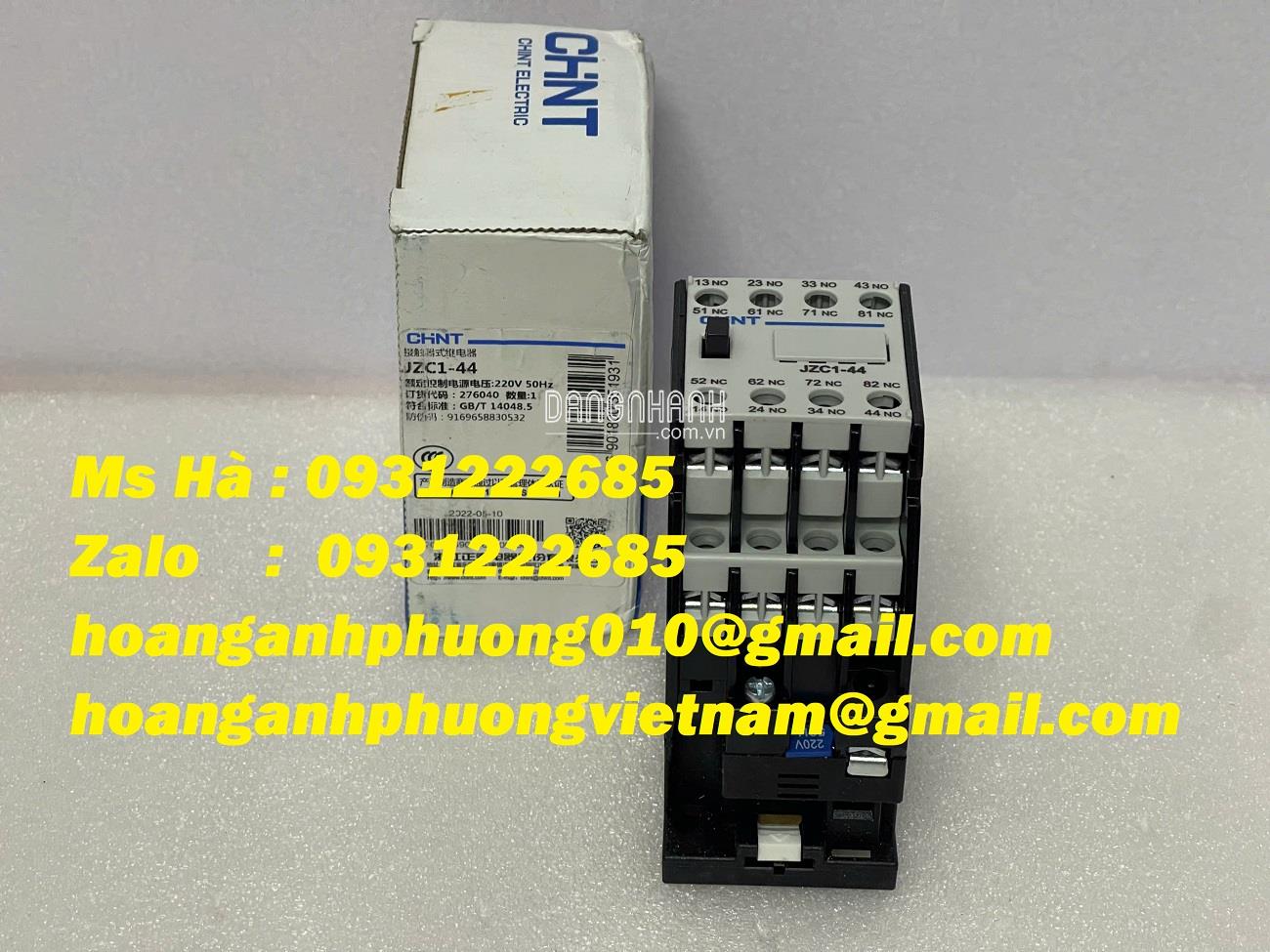 Relay Chint JZC1-44, JZC1-44Z bán tại Hoàng Anh Phương 