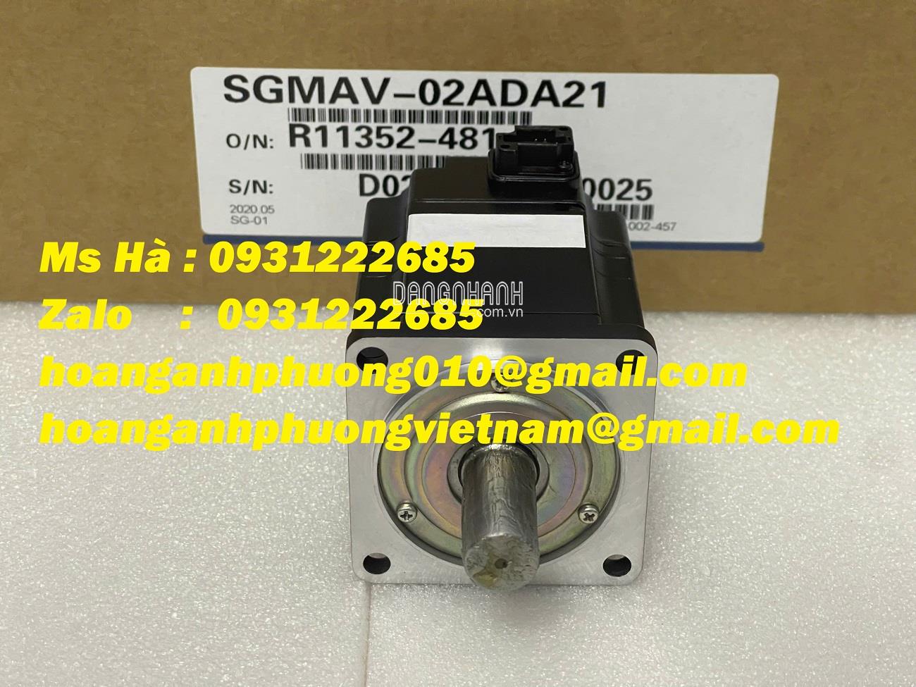 Chính hãng dòng động cơ Yaskawa SGMAV-02ADA61 200W