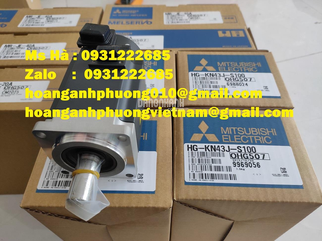 Mitsubishi HG-KN43J-S100 servo hàng nhập - bán toàn quốc 