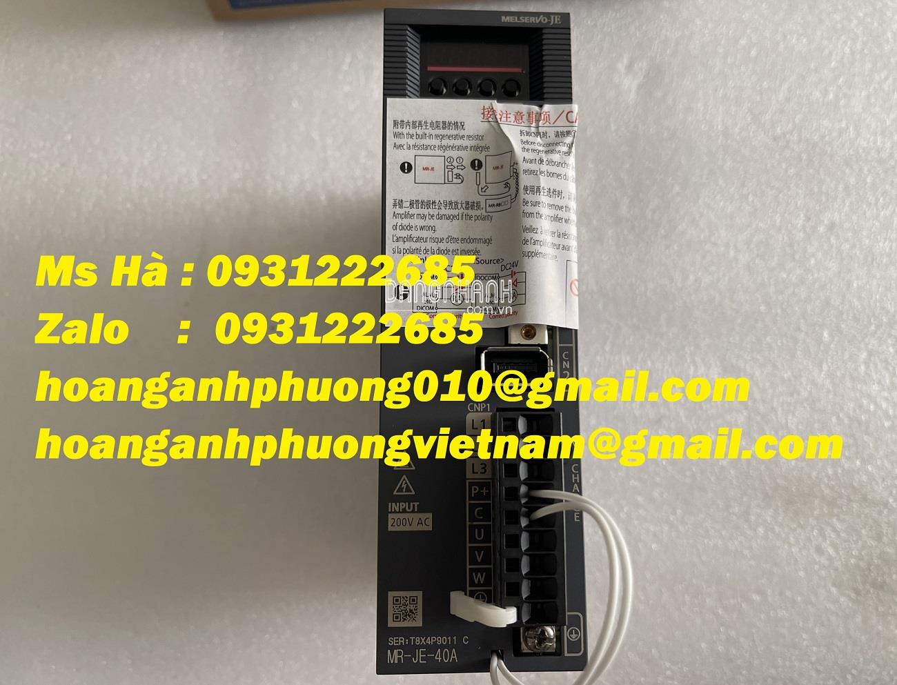  Bán hàng mới mitsubishi MR-JE-40A dòng điều khiển servo 