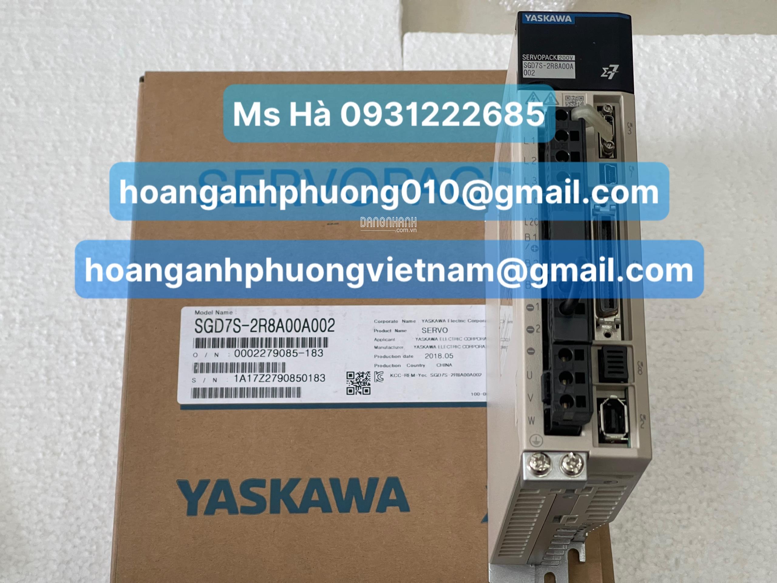 Yaskawa 0.4kW SGD7S-2R8A00A002 bộ servopack - nhập giao nhanh 