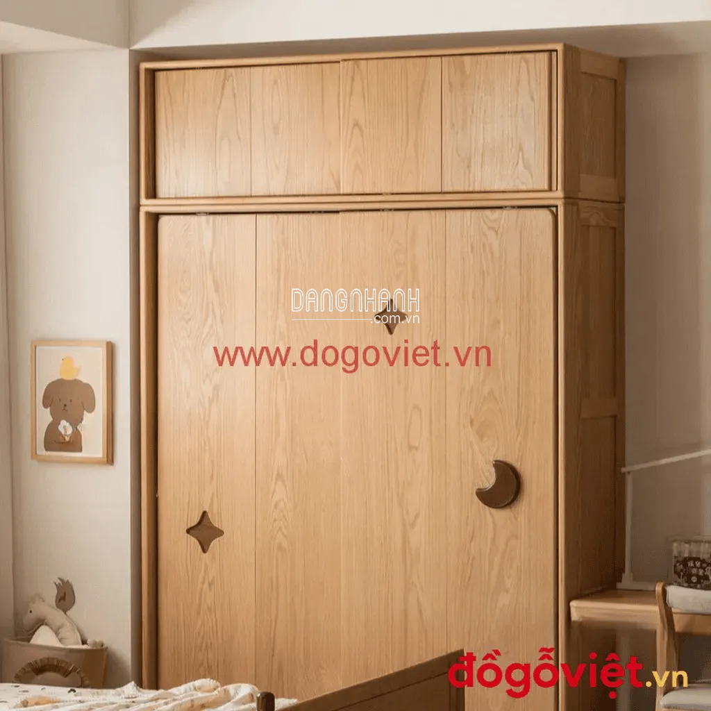 Tủ Quần Áo Gỗ Sồi - Kênh dogoviet.vn 