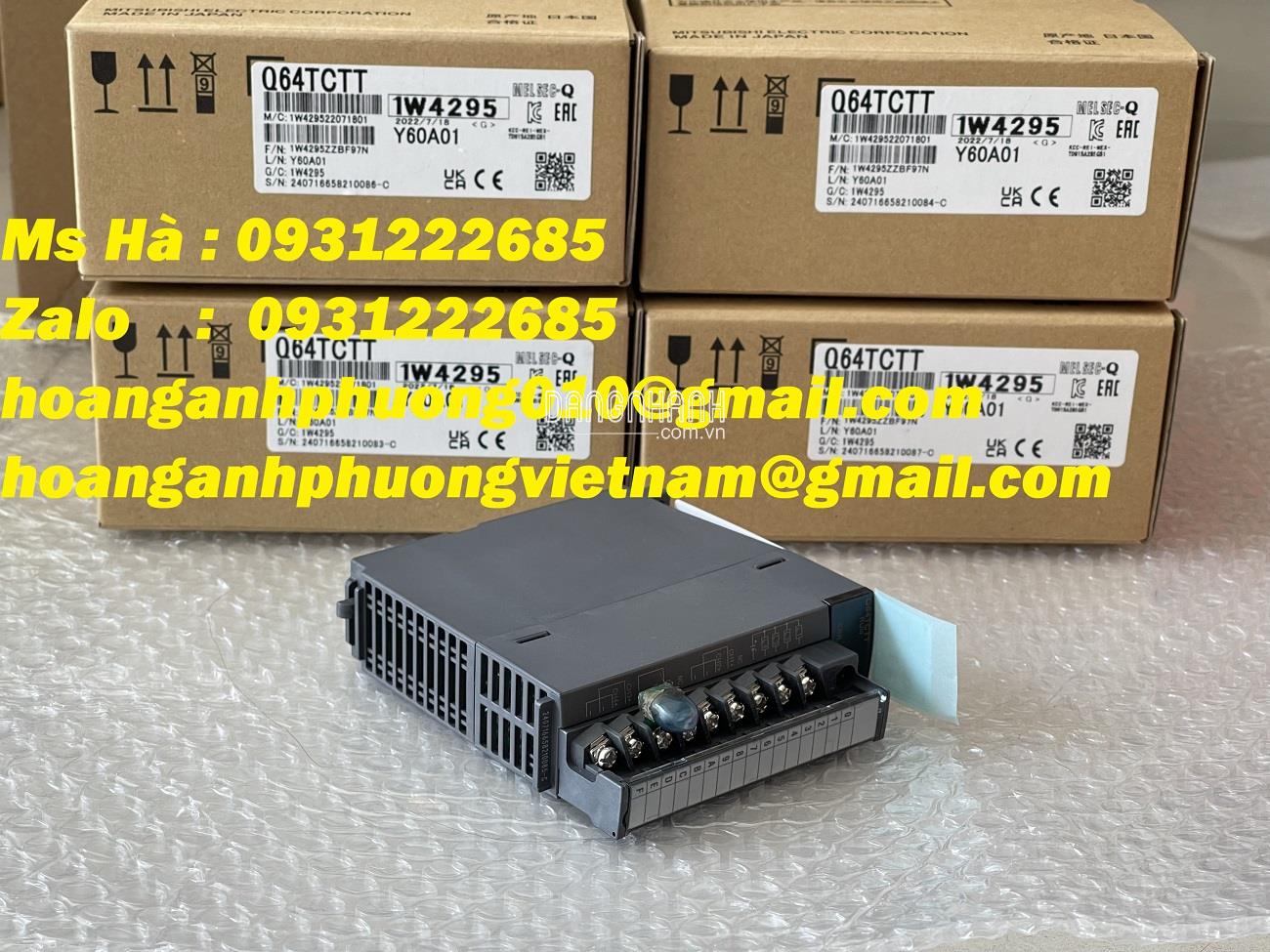 Bộ mô đun nhiệt 4 kênh đo dòng Q series Q64TCTT mitsubishi