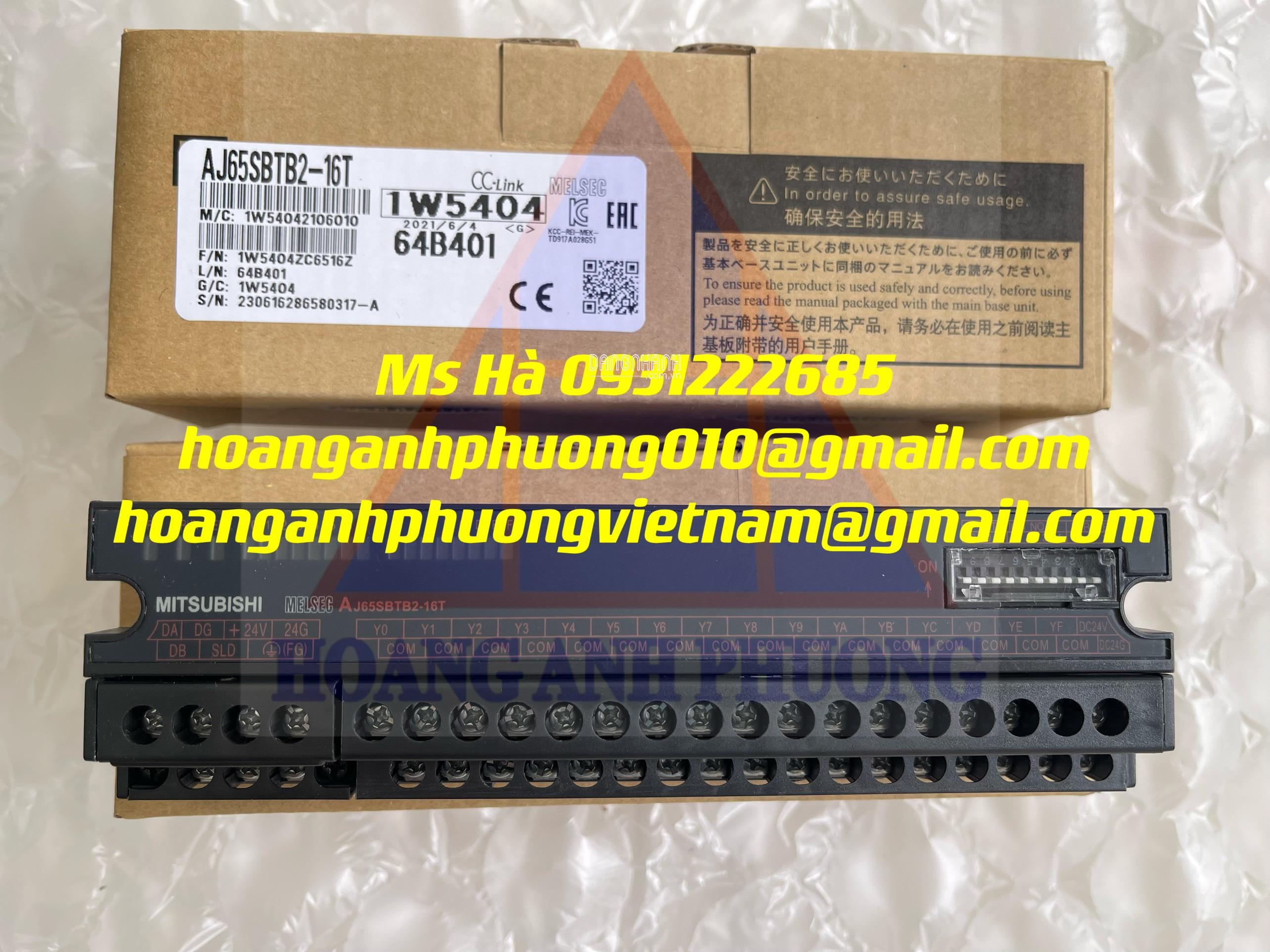 AJ65SBTB2-16T mitsubishi - mô đun mở rộng I/O - nhập mới 