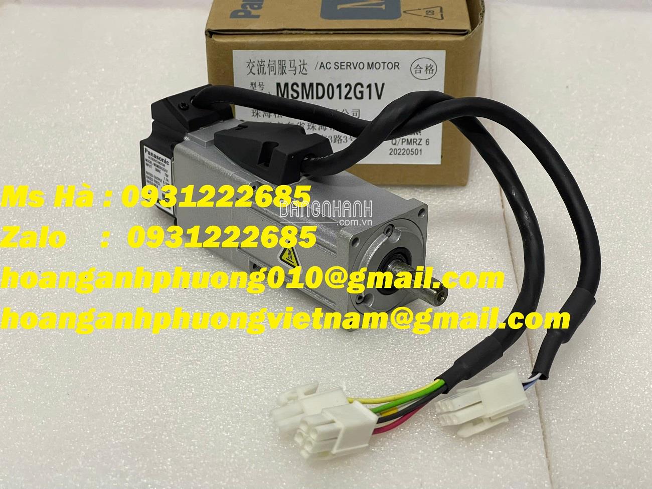 Servo motor 100W MSMD012G1V panasonic - lựa chọn hoàn hảo 
