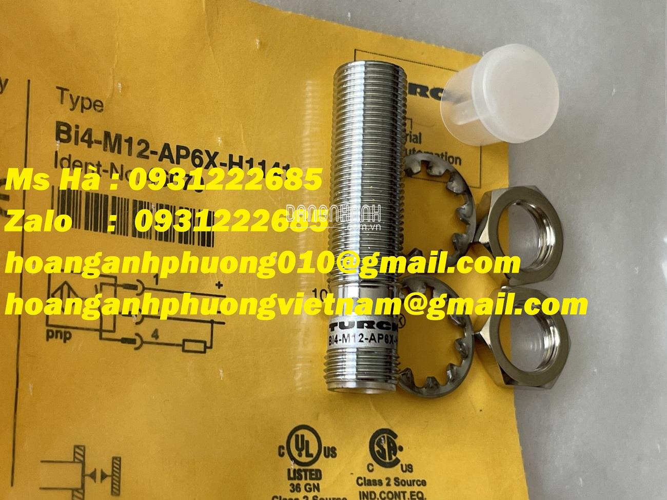 Cảm biến tiệm cận cảm ứng Bi4-M12-AP6X-H1141 Turck 10-30VDC