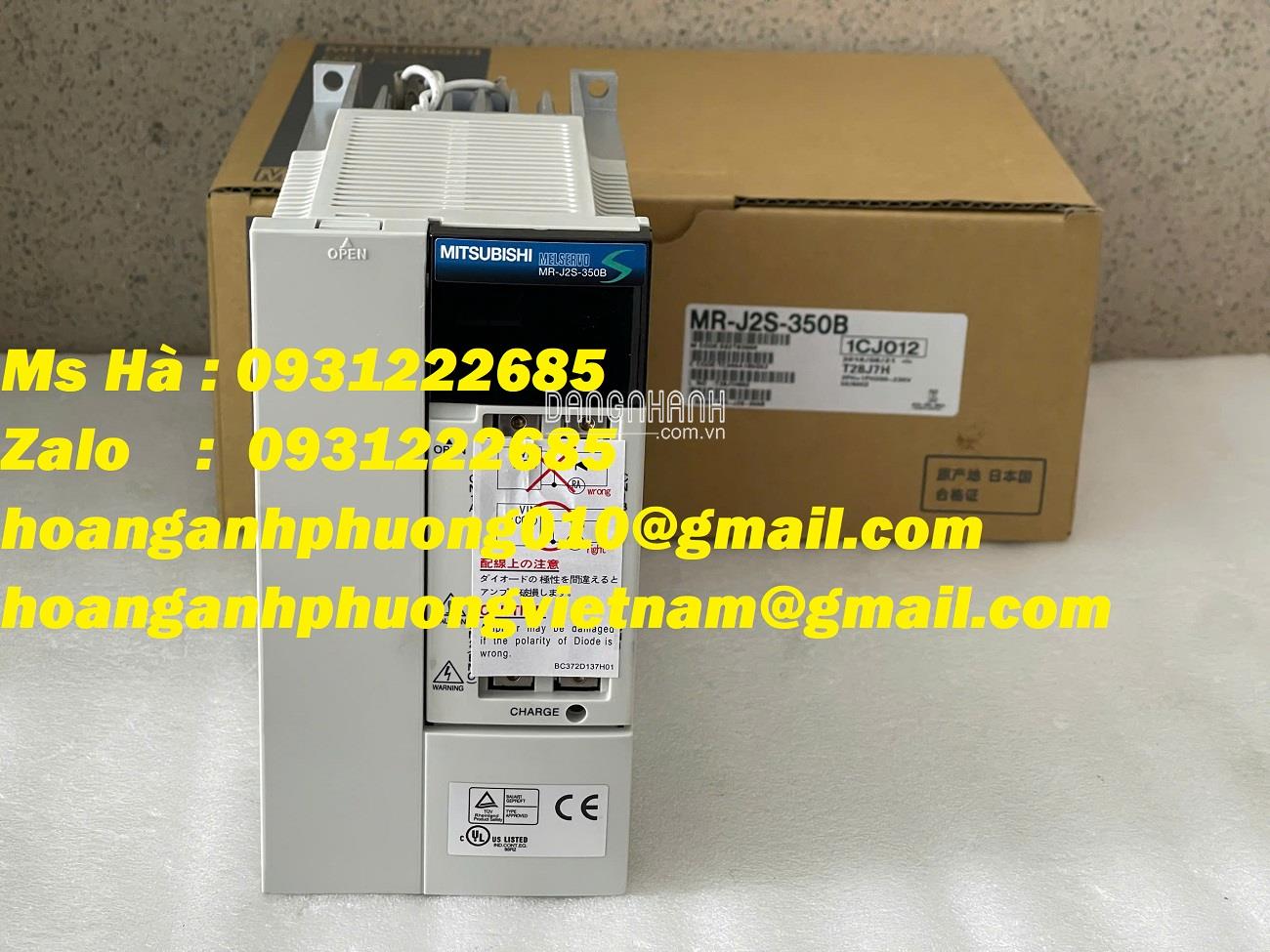 Servo cải tiến về hiệu suất và điều khiển chính xác MR-J2S-350B mitsubishi 