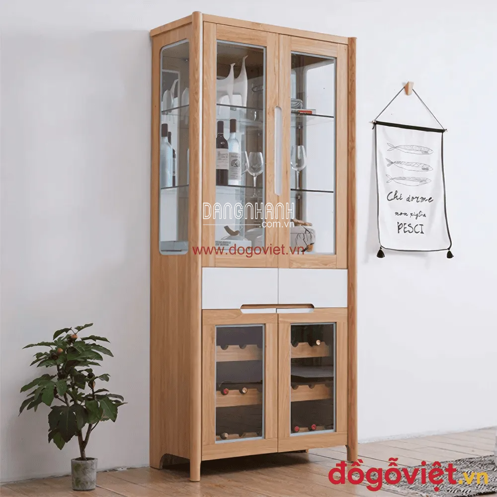 Tủ Rượu Gỗ Tự Nhiên - Kênh dogoviet.vn 