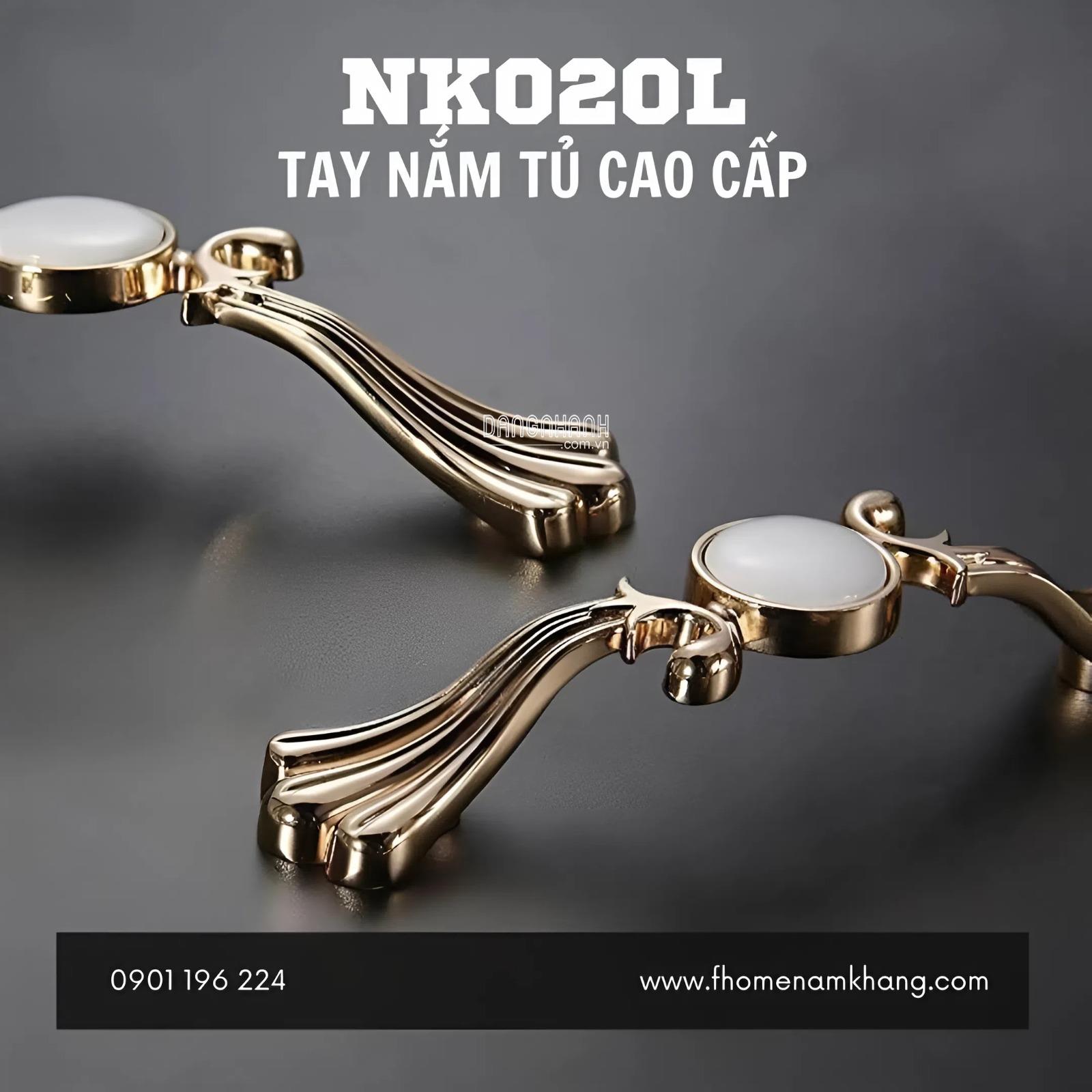 Tay nắm tủ cổ điển NK020L-TV | Zalo 0901 196 224