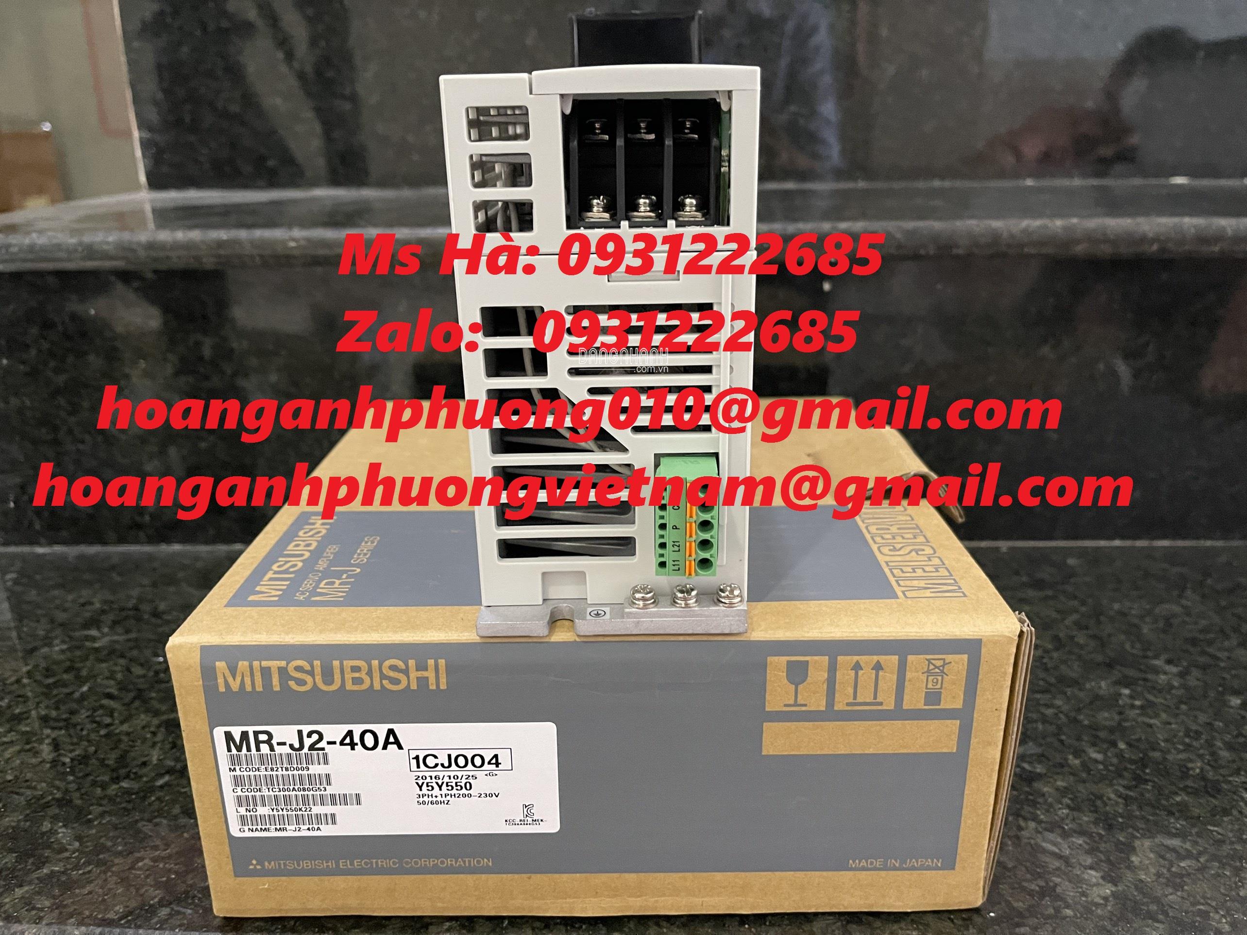 MR-J2-40A mitsubishi bảo hành 12 tháng - bộ điều khiển động cơ 
