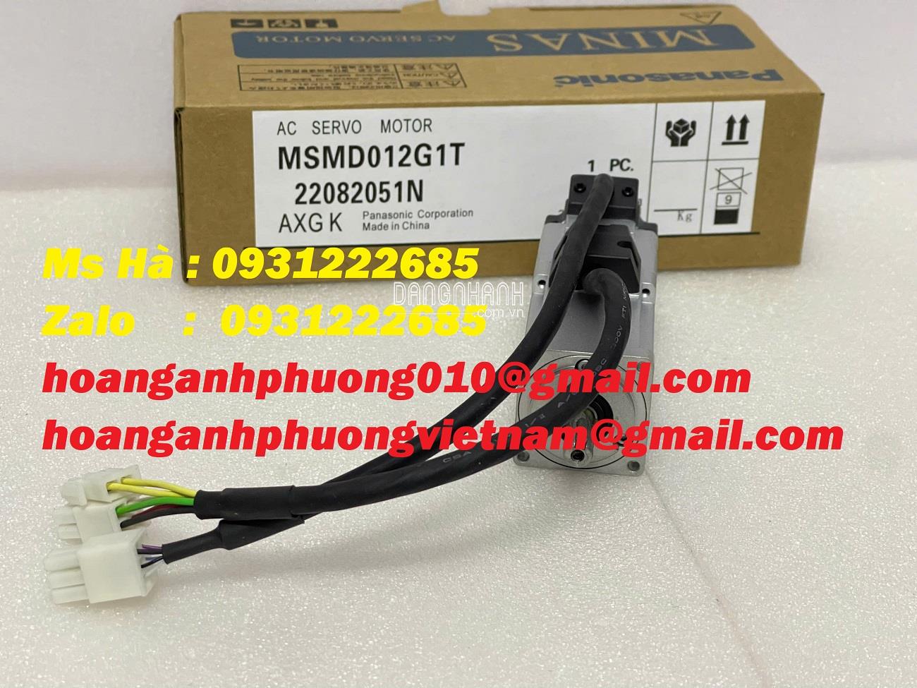 Panasonic MSMD012G1T động cơ 100W - giá bán rẻ toàn quốc 