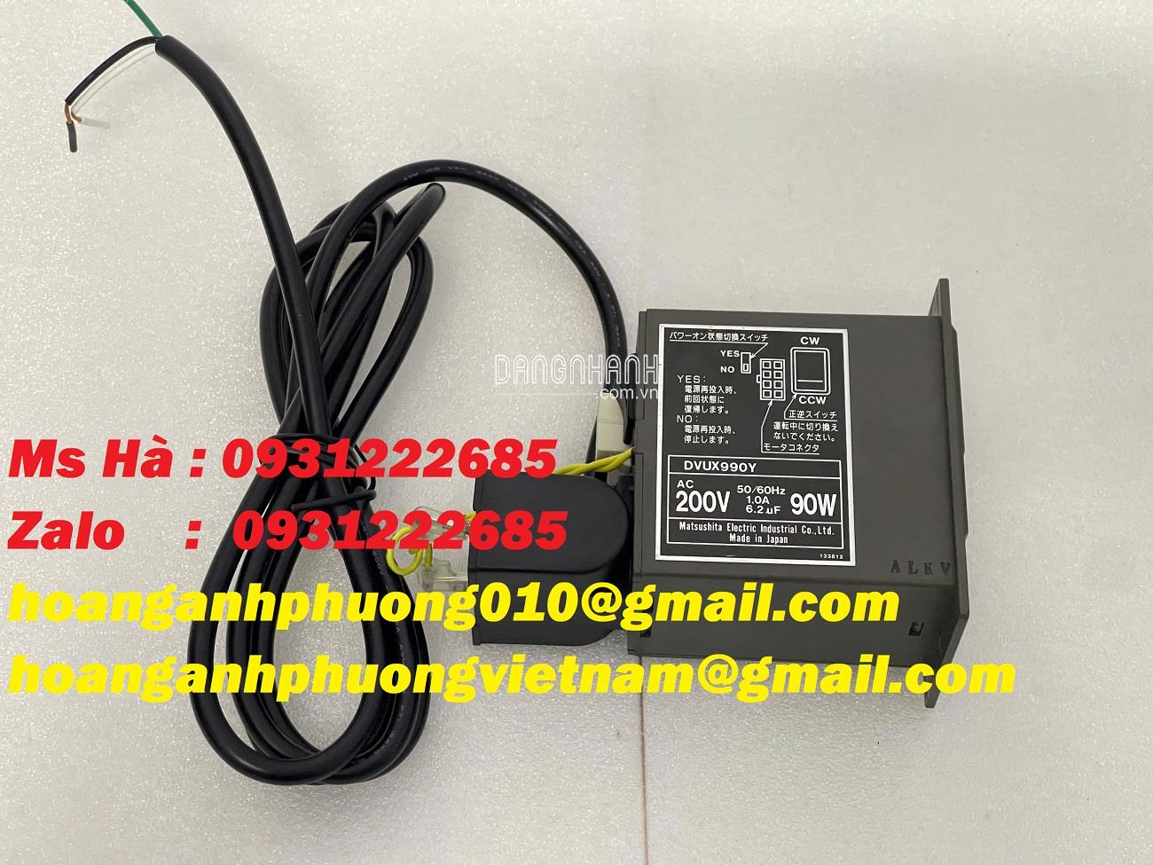 Bộ điều khiển tốc độ Panasonic DVUX990Y có bảo hành đầy đủ 