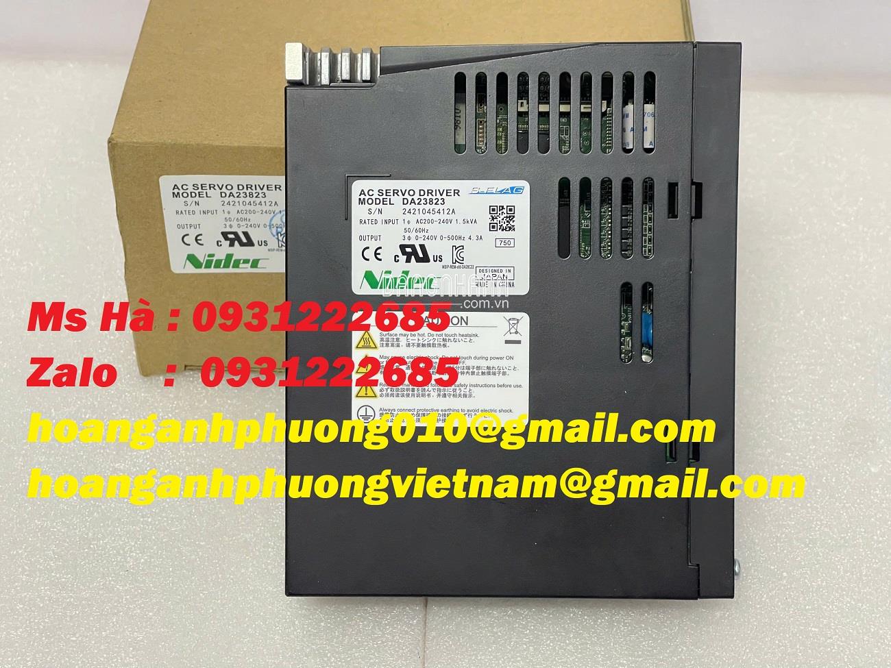 Nidec DA23823 Bộ điều khiển động cơ servo - giá bán siêu tốt 