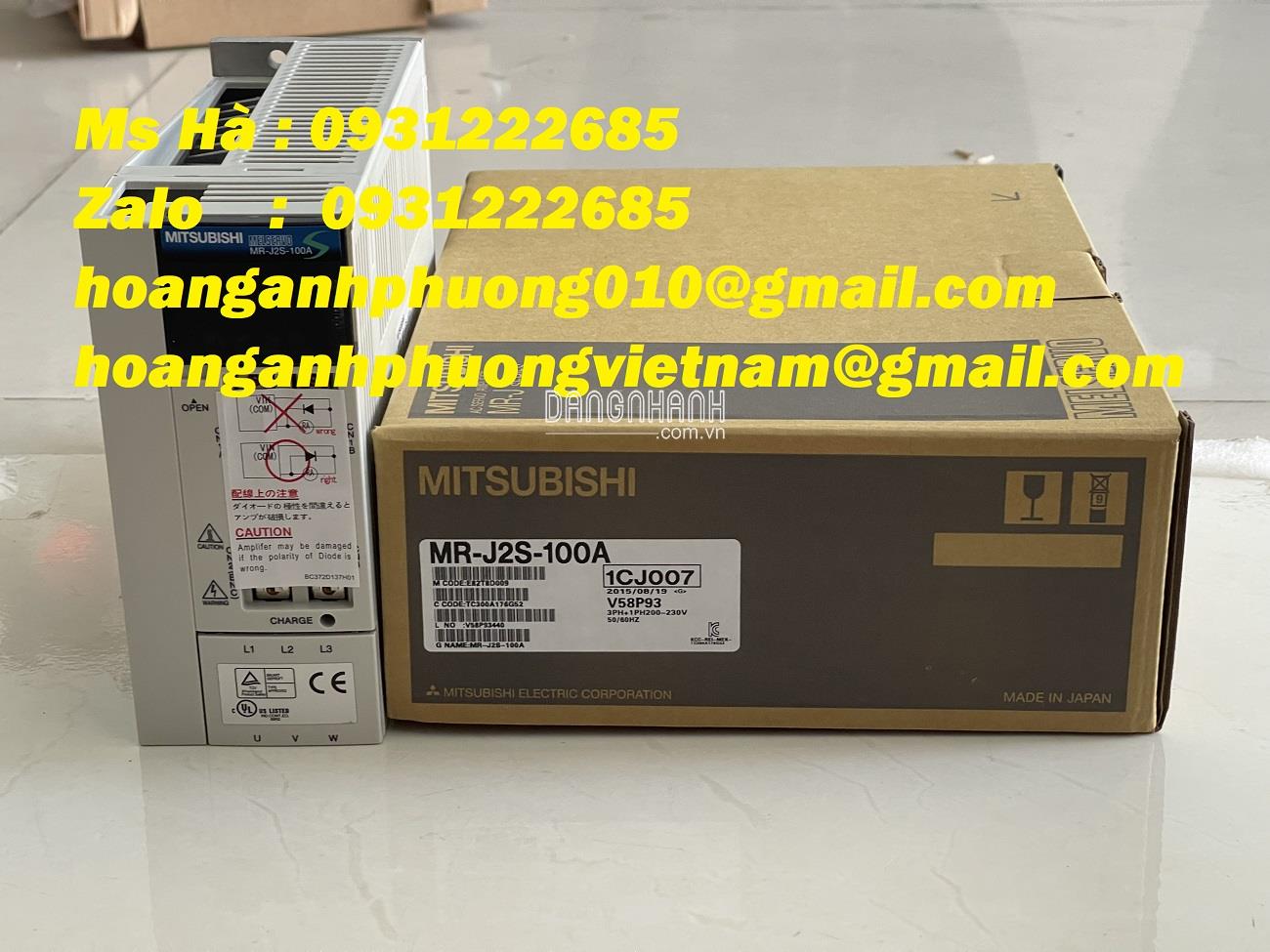 Chuyên cung cấp các dòng servo mitsubishi MR-J2S-100A 100W