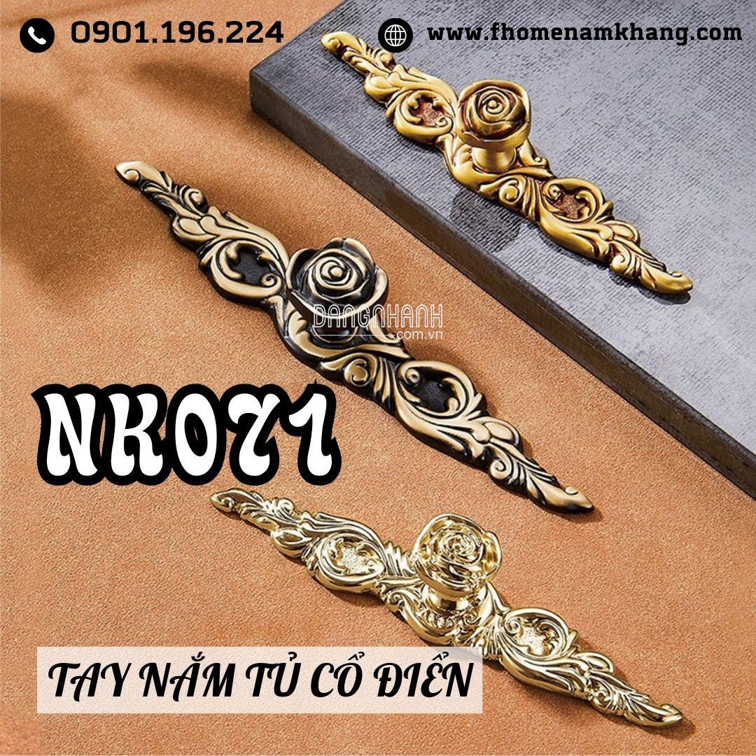 Tay nắm tủ cổ điển NK071 | Zalo 0901 196 224
