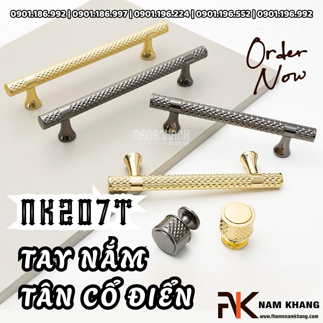 Tay nắm tủ tân cổ điển NK207T | Zalo 0901 196 224