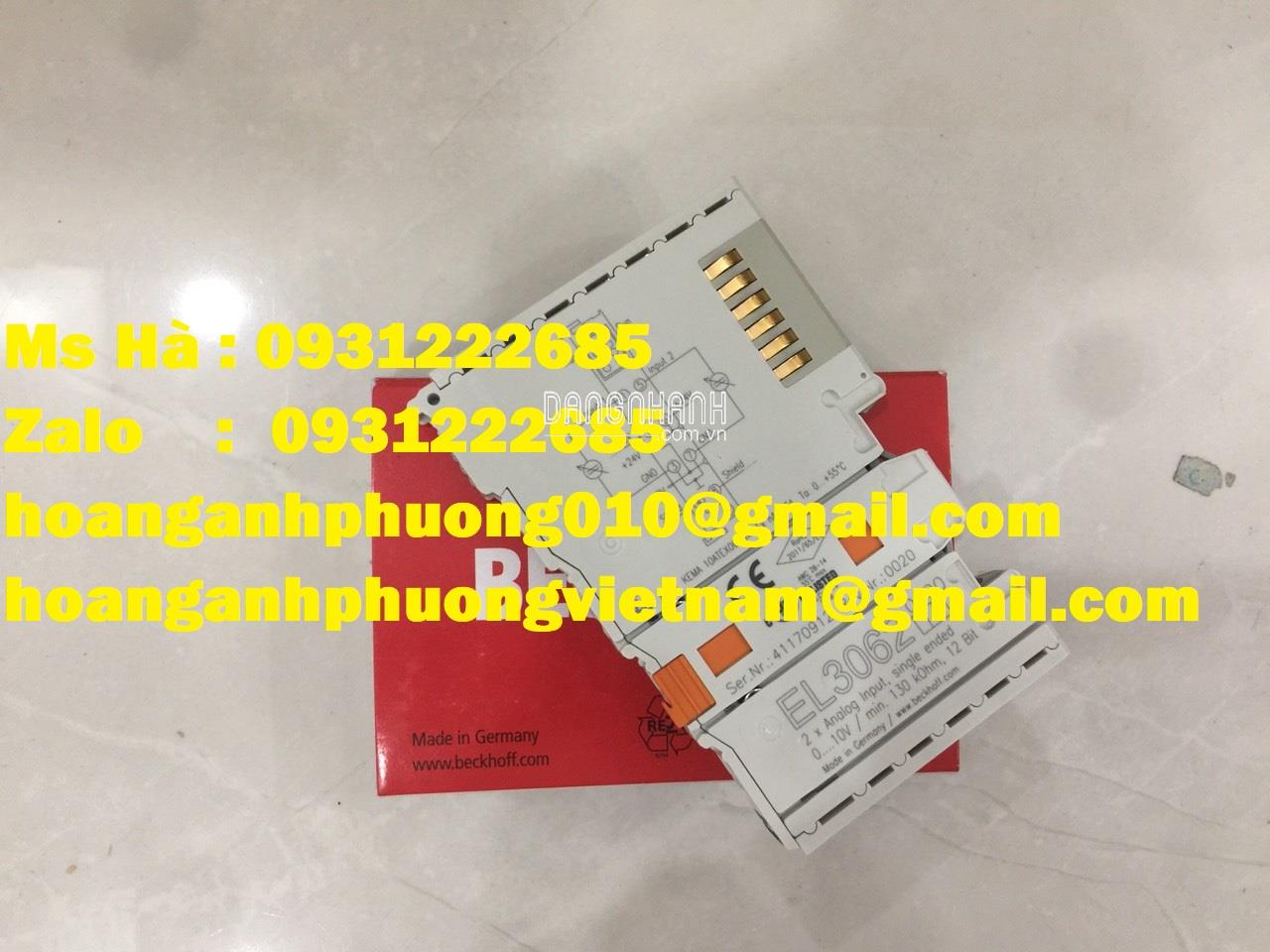 Nhập mới mô đun đầu vào EL3062 beckhoff độ phân giải cao 