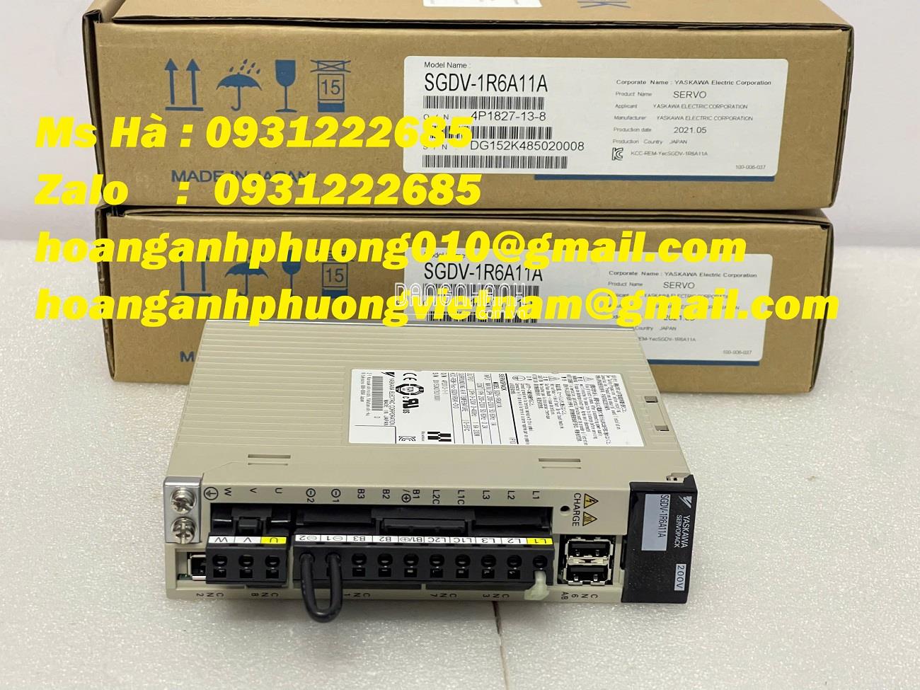 Lựa chon tốt dòng Yaskawa SGDV-1R6A11A giá tốt - bảo hành đầy đủ 