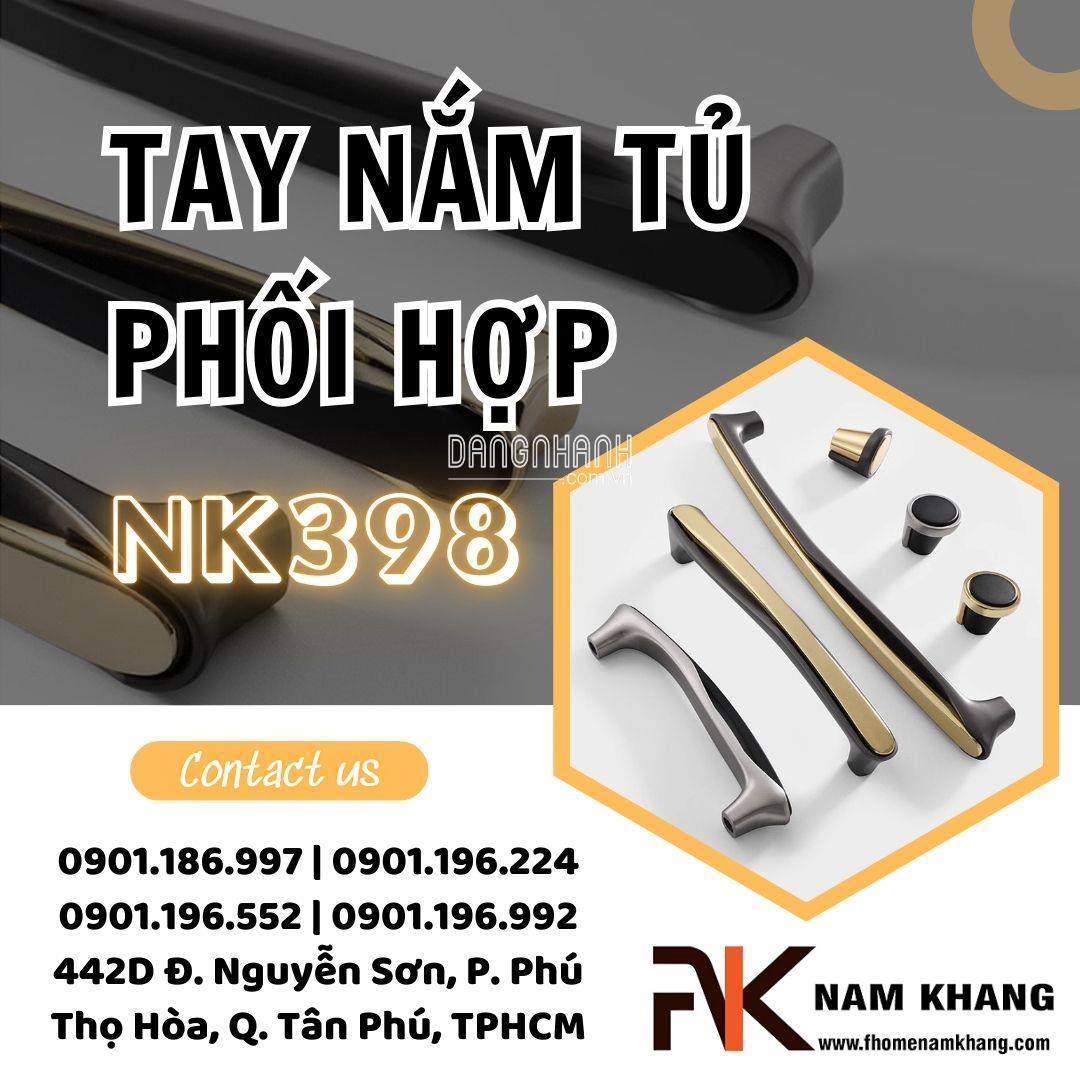 Tay nắm tủ hiện đại NK398 | Zalo 0901 196 224