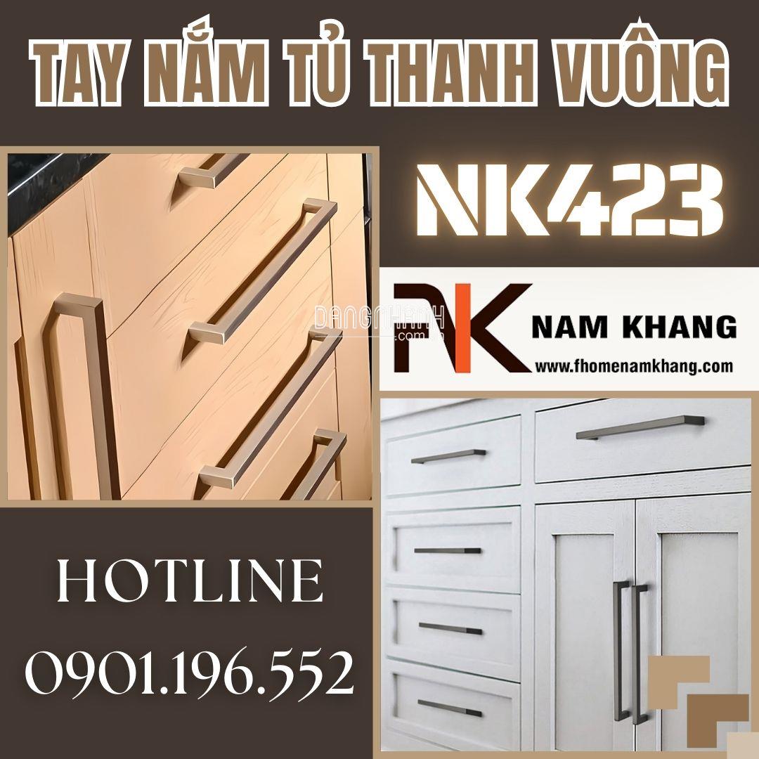 Tay nắm tủ hiện đại NK423 | Zalo 0901 196 224